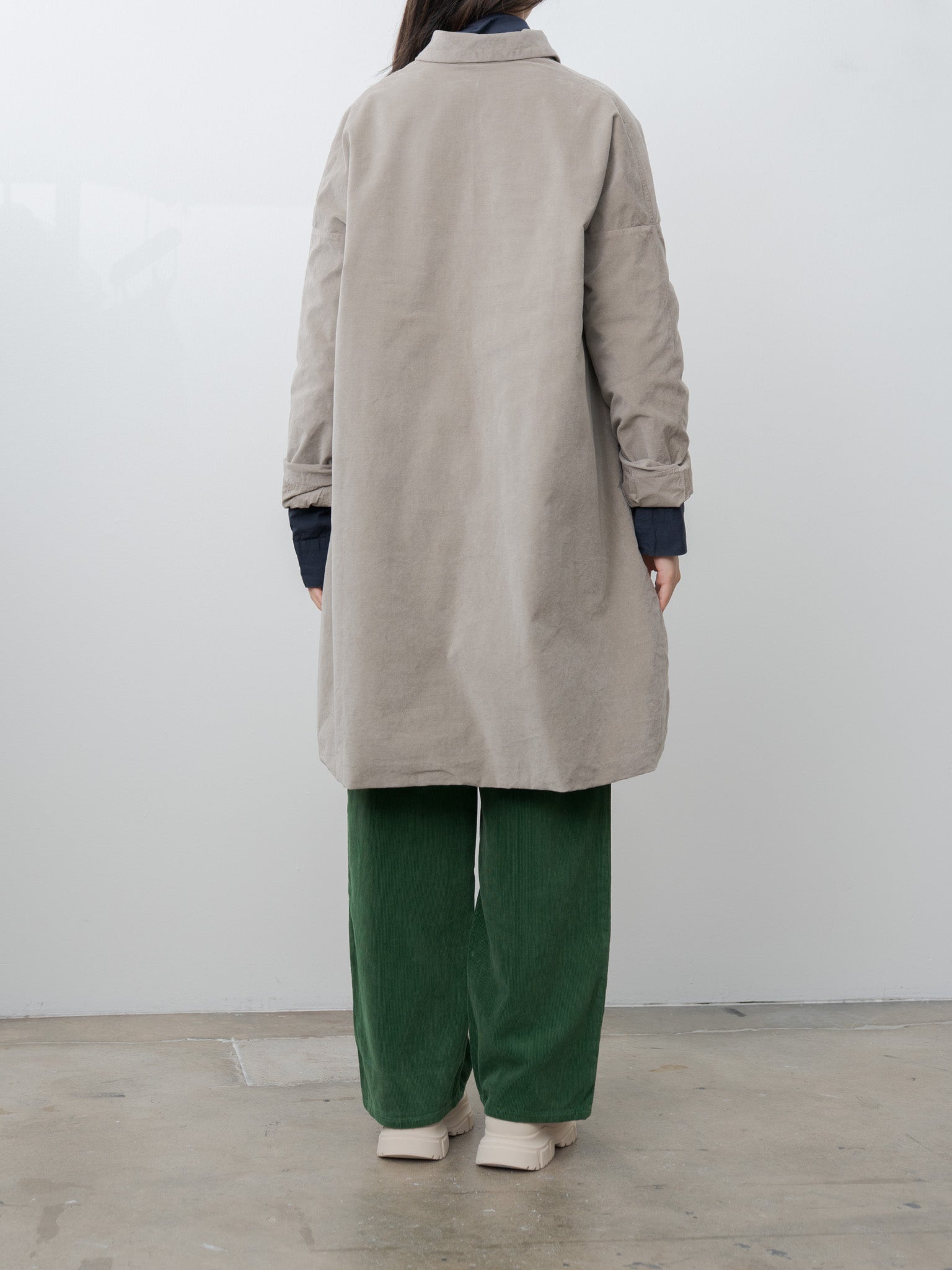 Namu Shop - Album di Famiglia Collar Coat V - Marron Glace