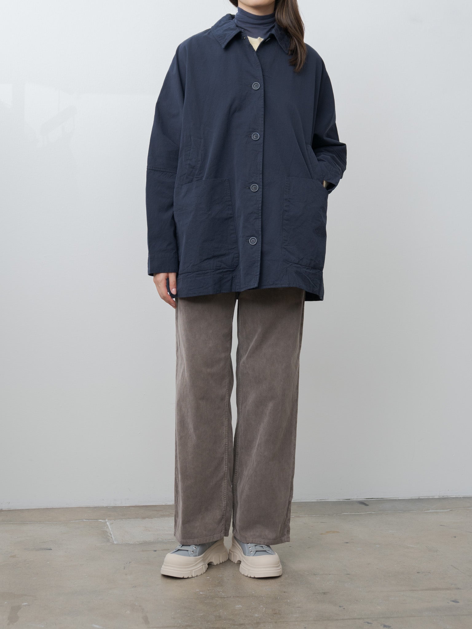 Namu Shop - Casey Casey Tatiana Jacket DOUBLE COT - Navy