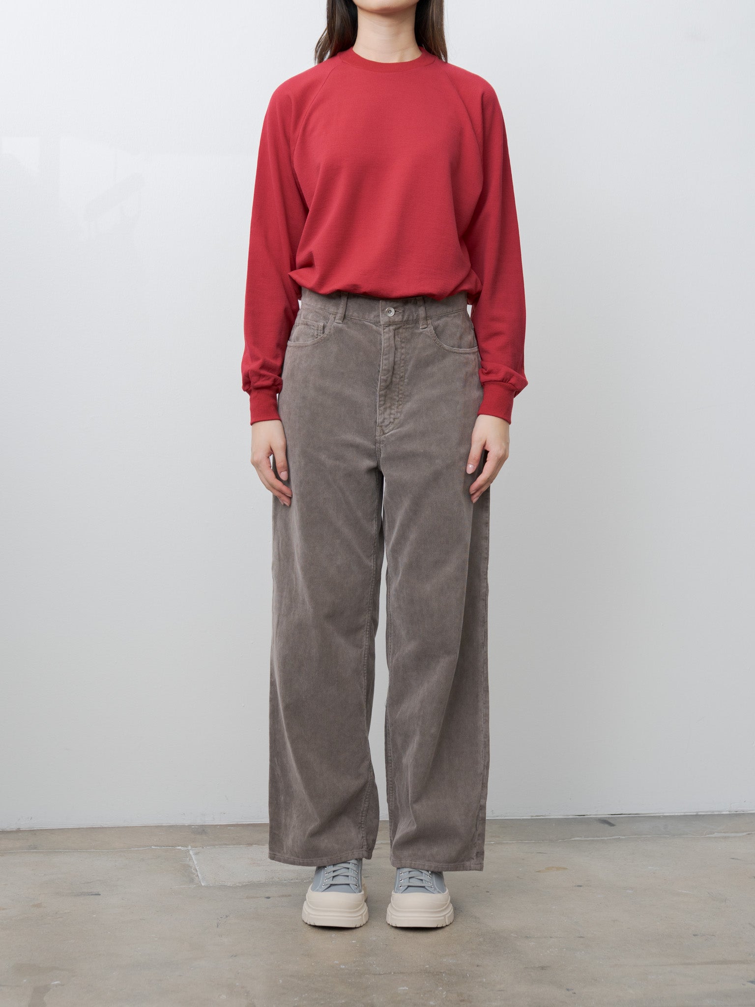 Namu Shop - Auralee Light Wool Sweat P/O - Red (women's)