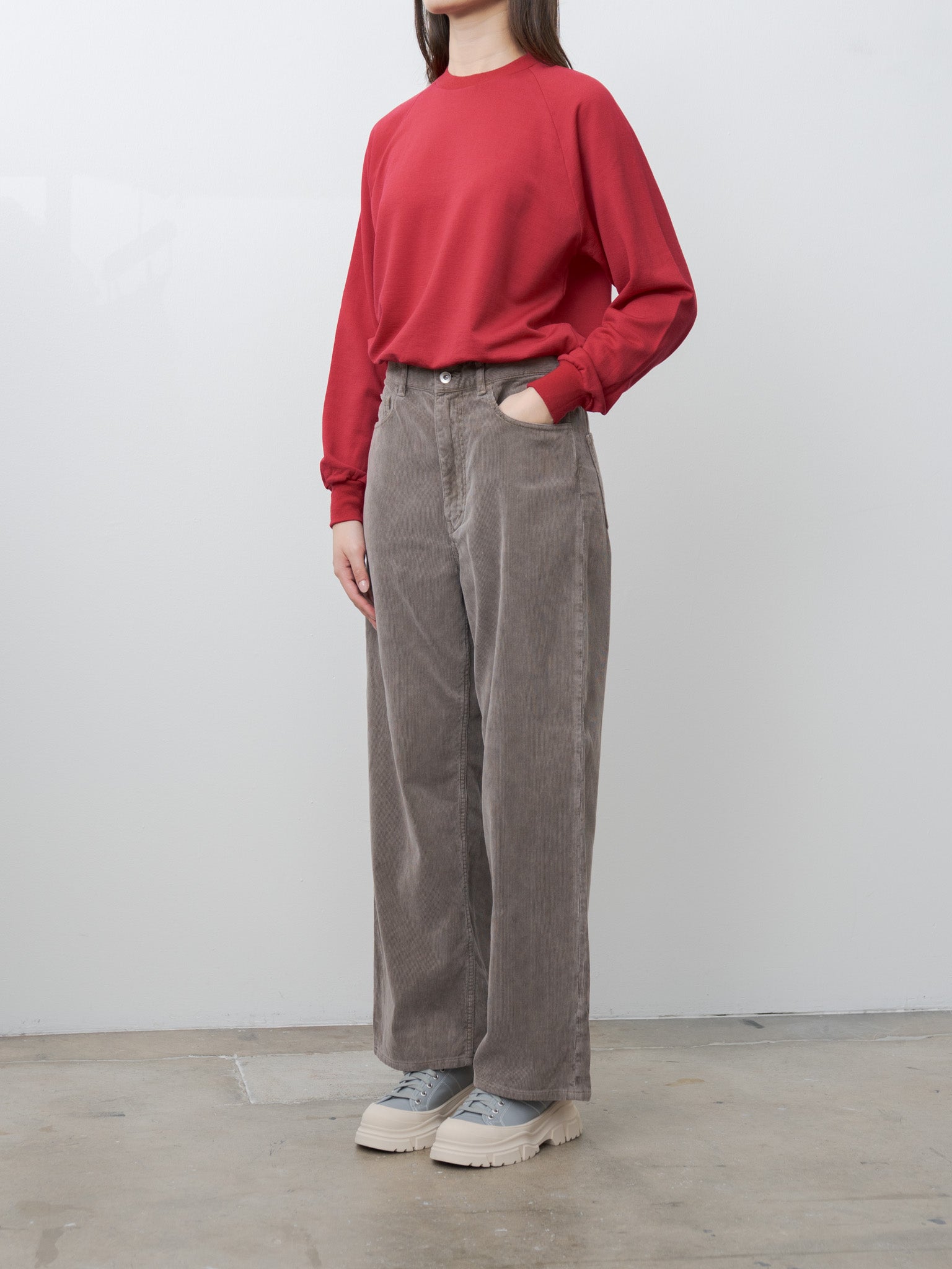 Namu Shop - Auralee Light Wool Sweat P/O - Red (women's)
