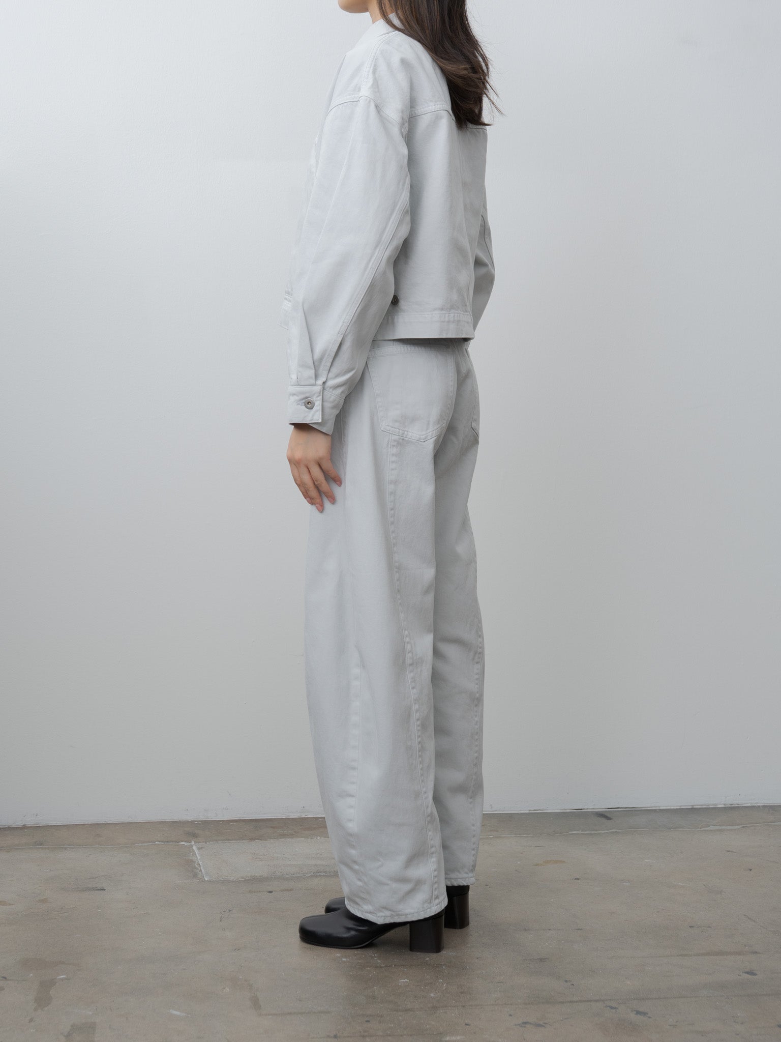 Namu Shop - Sayaka Davis Cropped Jacket - Ice Gray