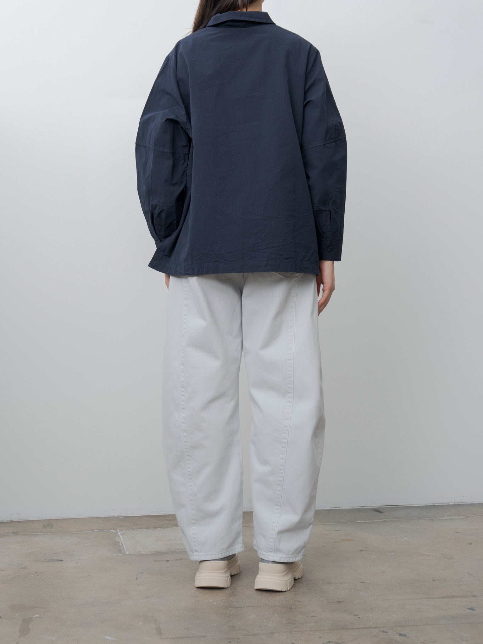 Namu Shop - Casey Casey Elena Shirt PAPER COT - Navy