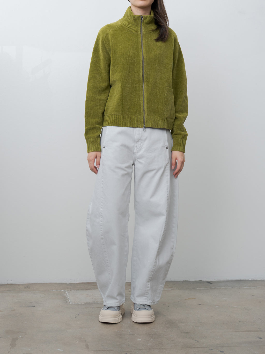 Namu Shop - Sayaka Davis Zip-Up Jacket - Pickle