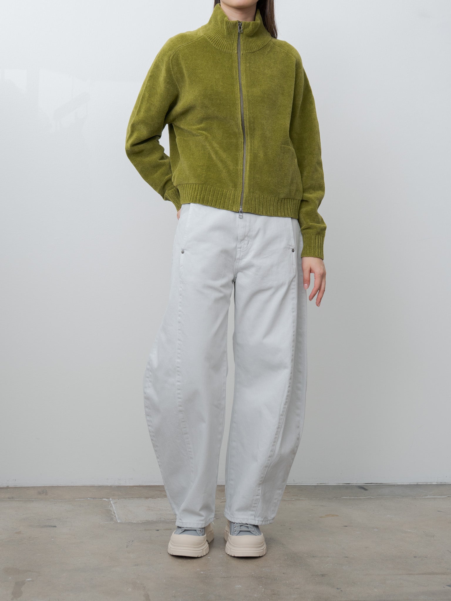 Namu Shop - Sayaka Davis Zip-Up Jacket - Pickle