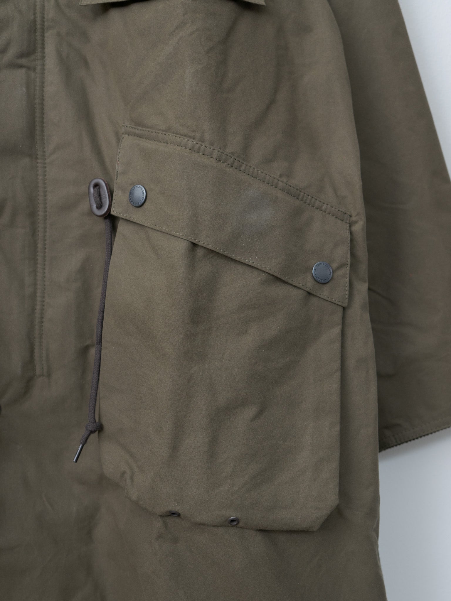 Namu Shop - Kaptain Sunshine Barbour x KS Bedale Casual Field Coat - Khaki Brown