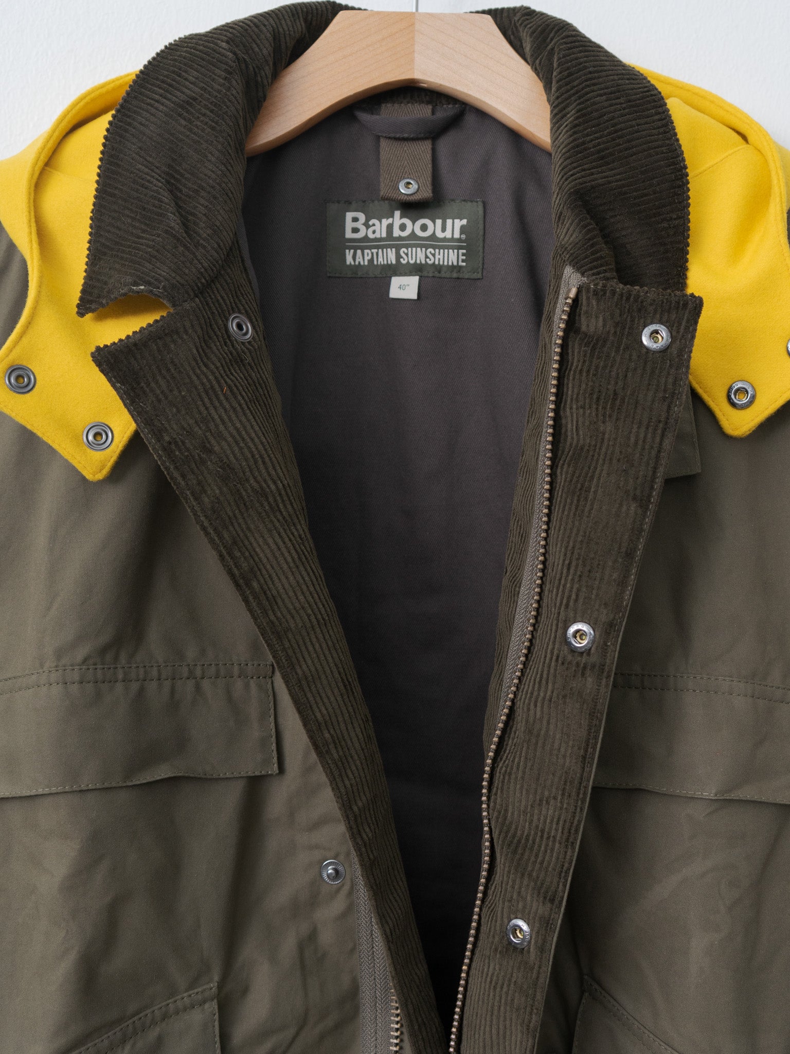 Namu Shop - Kaptain Sunshine Barbour x KS Bedale Casual Field Coat - Khaki Brown