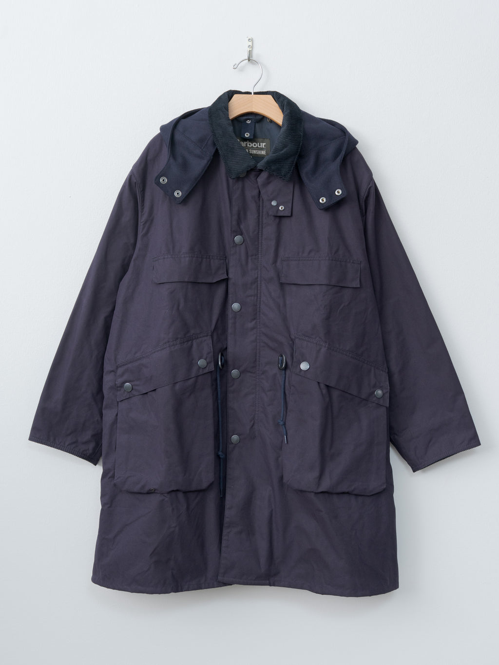Namu Shop - Kaptain Sunshine Barbour x KS Bedale Casual Field Coat - Dark Indigo