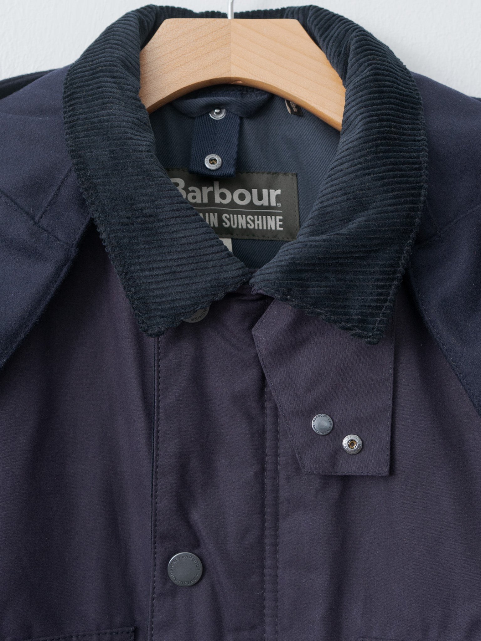 Namu Shop - Kaptain Sunshine Barbour x KS Bedale Casual Field Coat - Dark Indigo