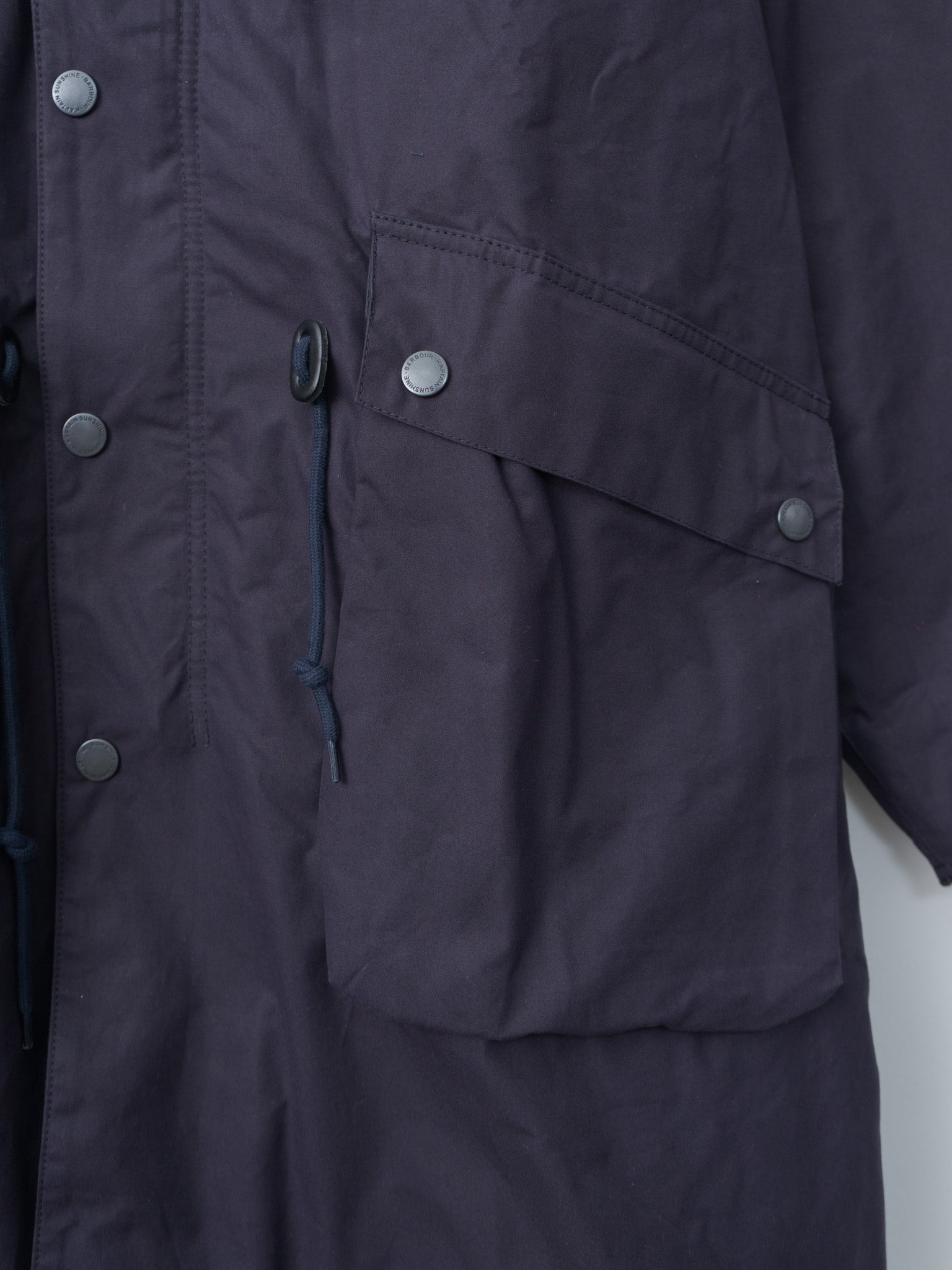 Namu Shop - Kaptain Sunshine Barbour x KS Bedale Casual Field Coat - Dark Indigo