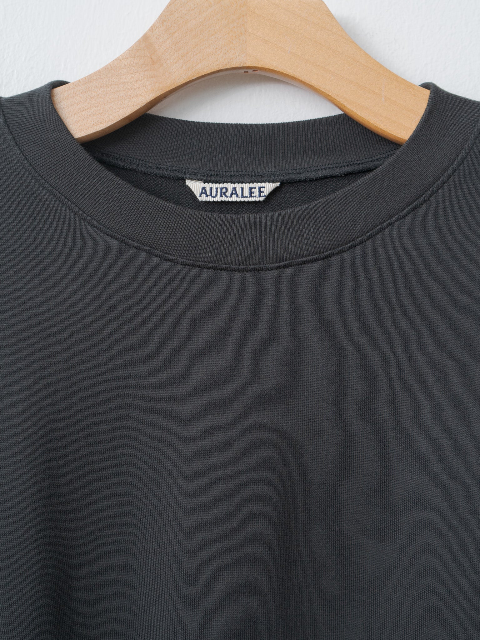 Namu Shop - Auralee Super High Gauge Sweat P/O - Ink Black