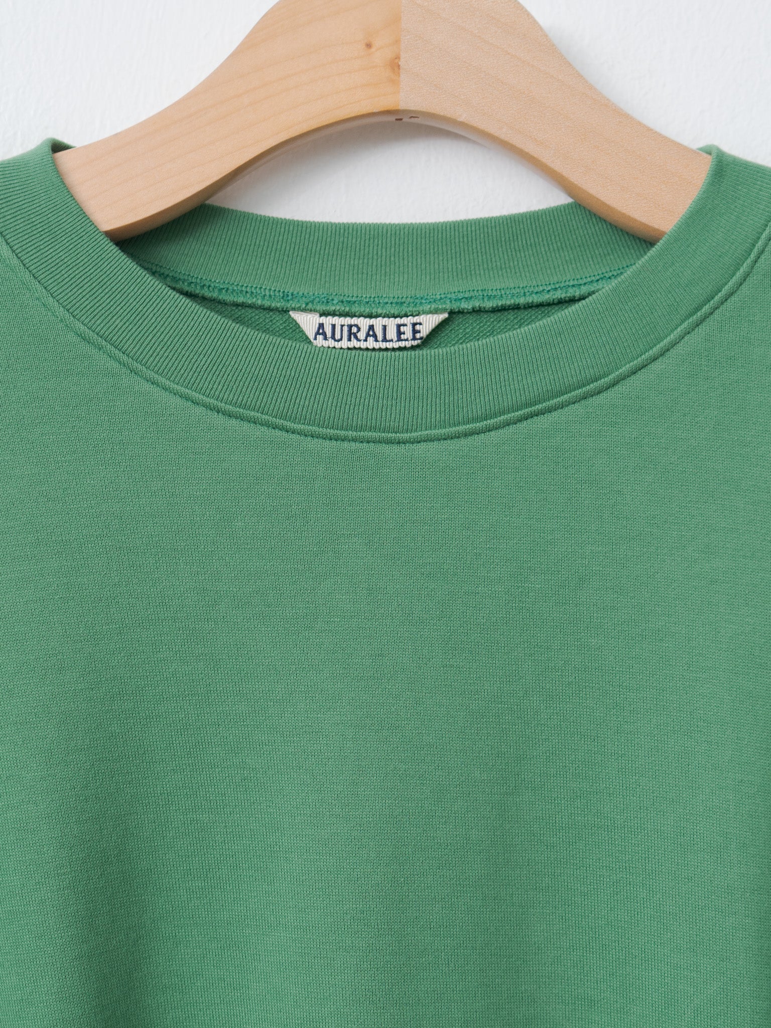 Namu Shop - Auralee Super High Gauge Sweat P/O - Green