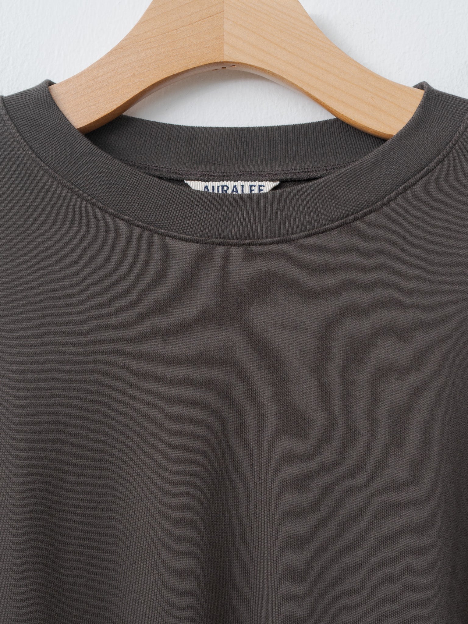 Namu Shop - Auralee Super High Gauge Sweat P/O - Dark Brown