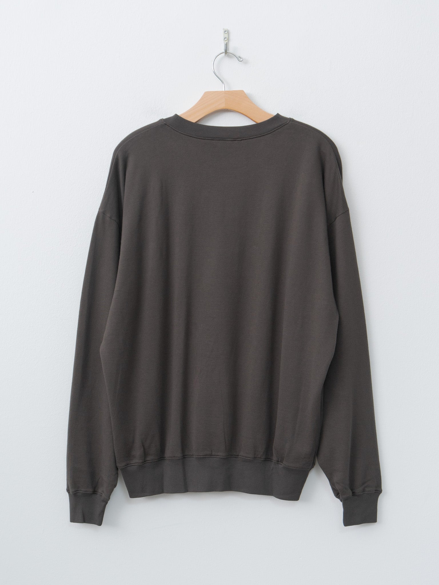 Namu Shop - Auralee Super High Gauge Sweat P/O - Dark Brown
