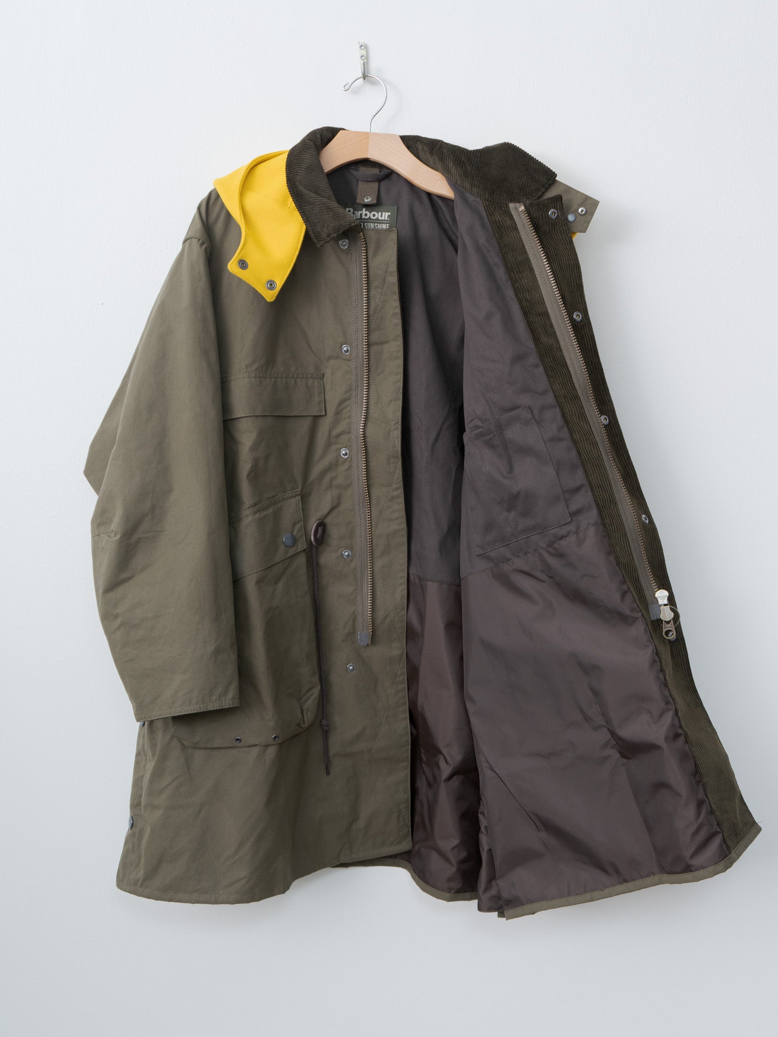 Namu Shop - Kaptain Sunshine Barbour x KS Bedale Casual Field Coat - Khaki Brown