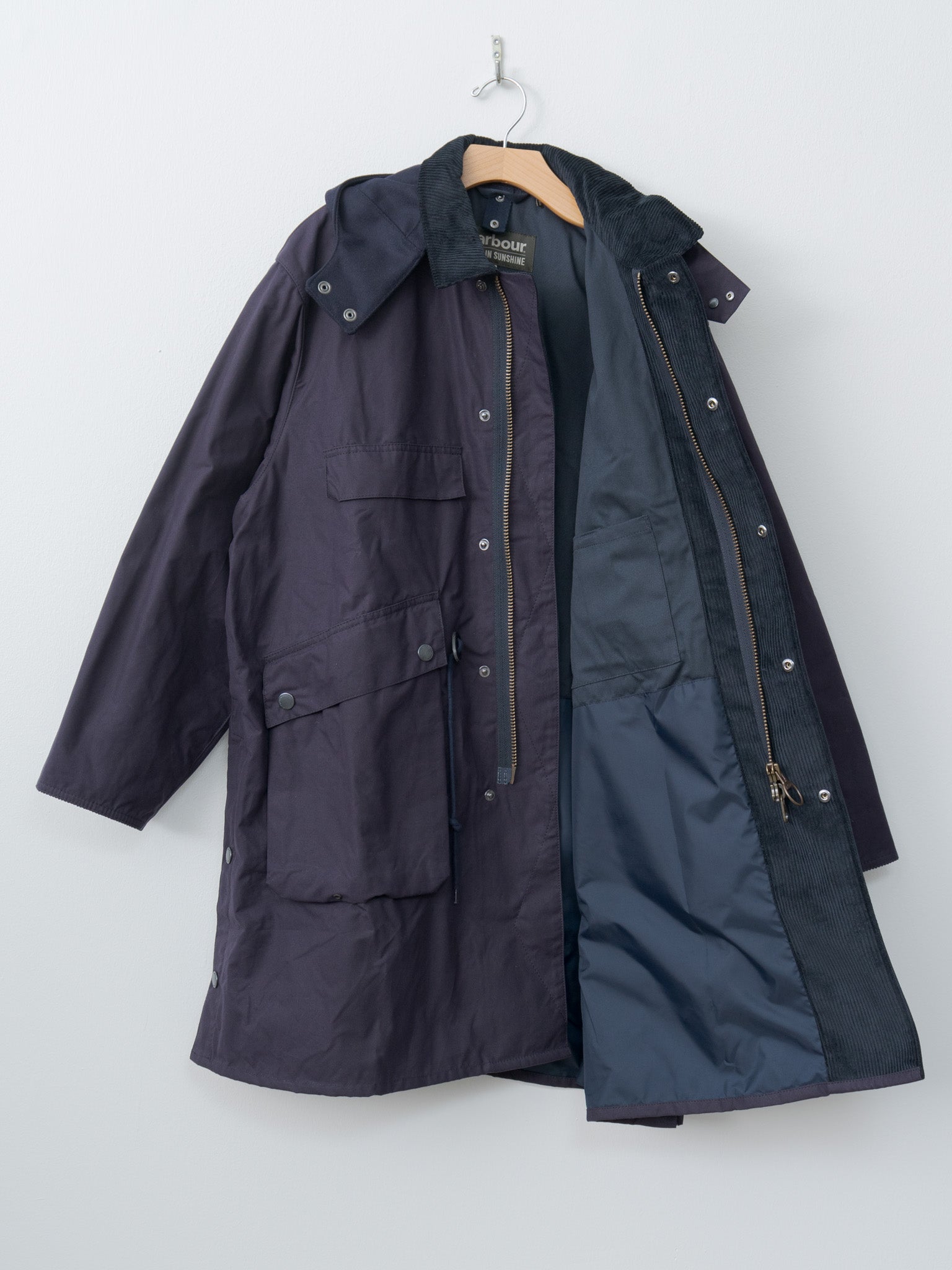 Namu Shop - Kaptain Sunshine Barbour x KS Bedale Casual Field Coat - Dark Indigo