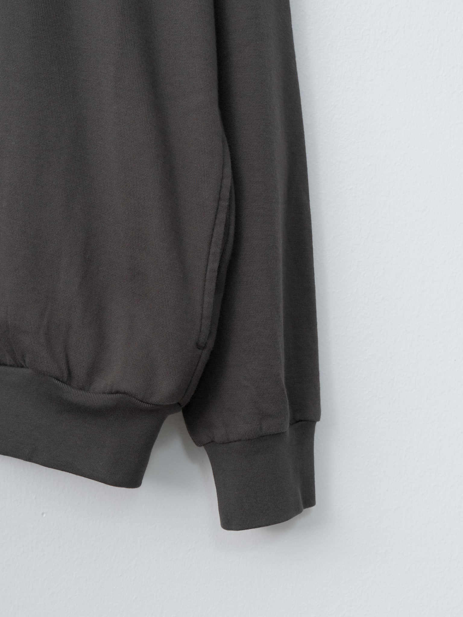Namu Shop - Auralee Super High Gauge Sweat Zip Blouson - Dark Brown