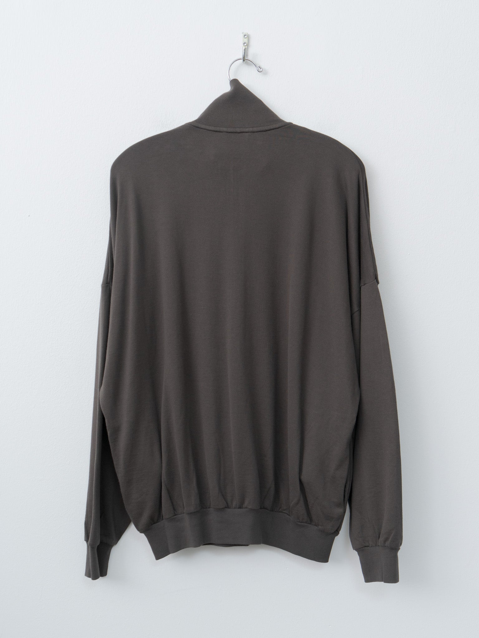 Namu Shop - Auralee Super High Gauge Sweat Zip Blouson - Dark Brown