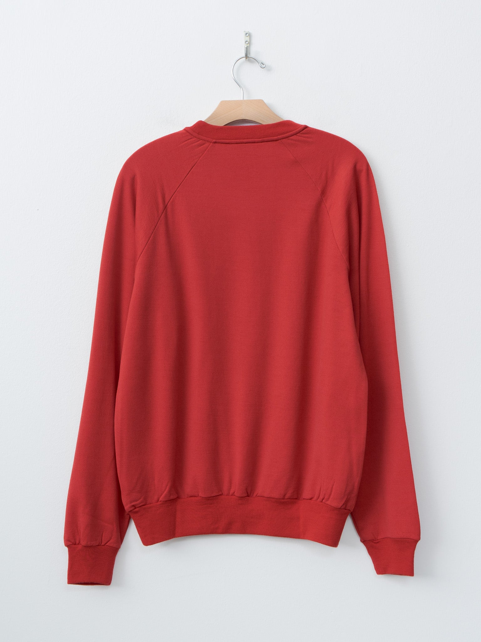 Namu Shop - Auralee Light Wool Sweat P/O - Red (men's)