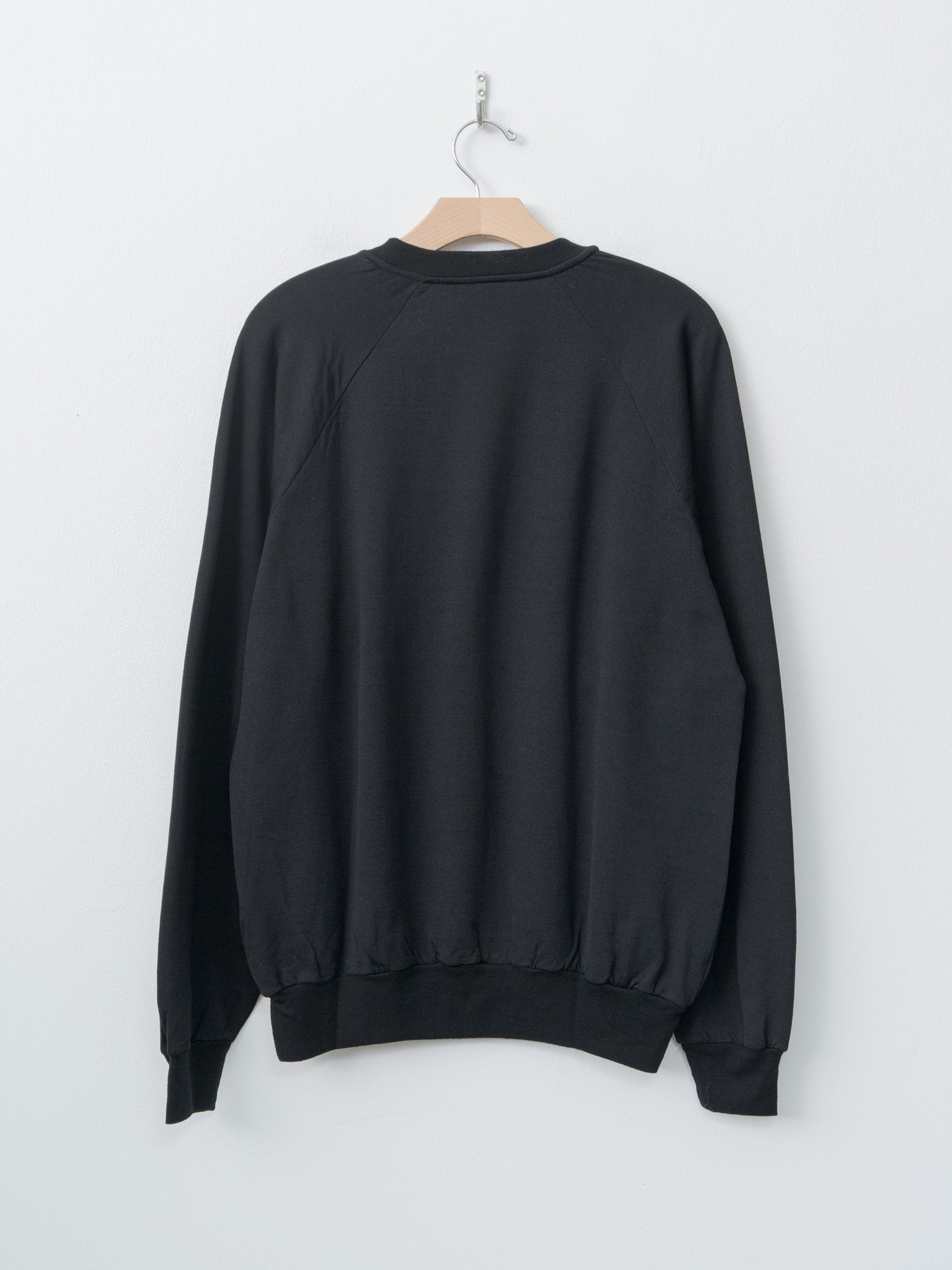 Namu Shop - Auralee Light Wool Sweat P/O - Black