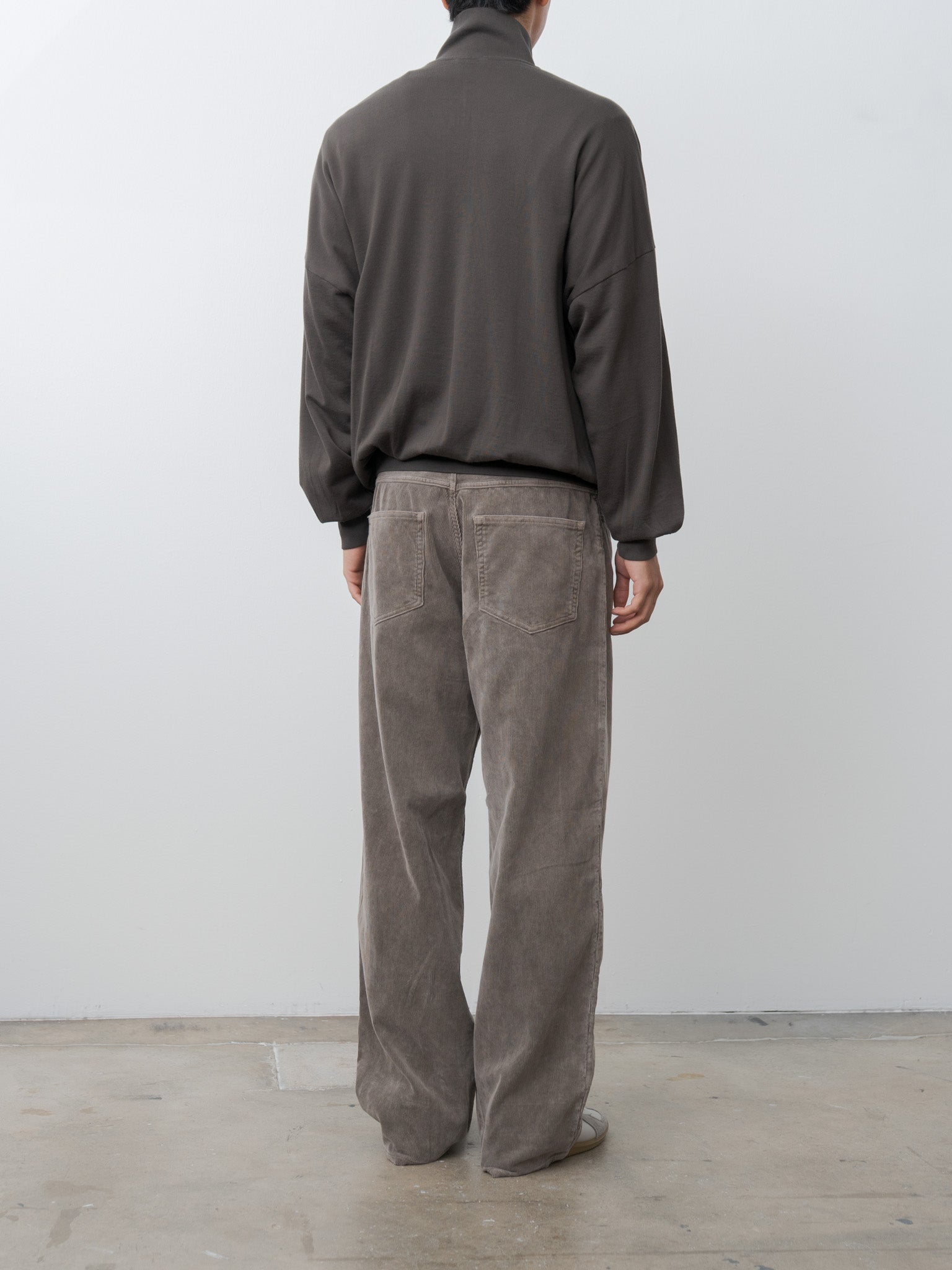 Namu Shop - Auralee Super High Gauge Sweat Zip Blouson - Dark Brown