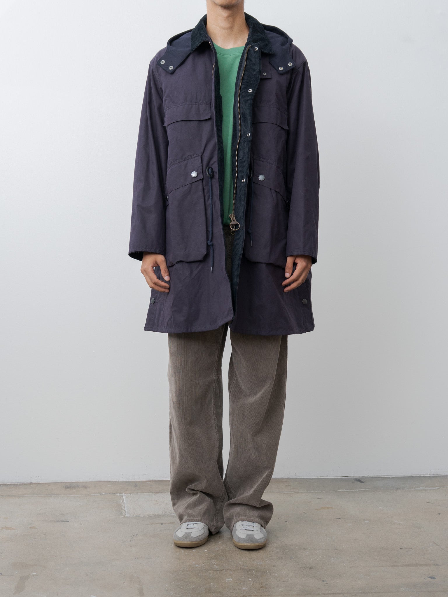 Namu Shop - Kaptain Sunshine Barbour x KS Bedale Casual Field Coat - Dark Indigo