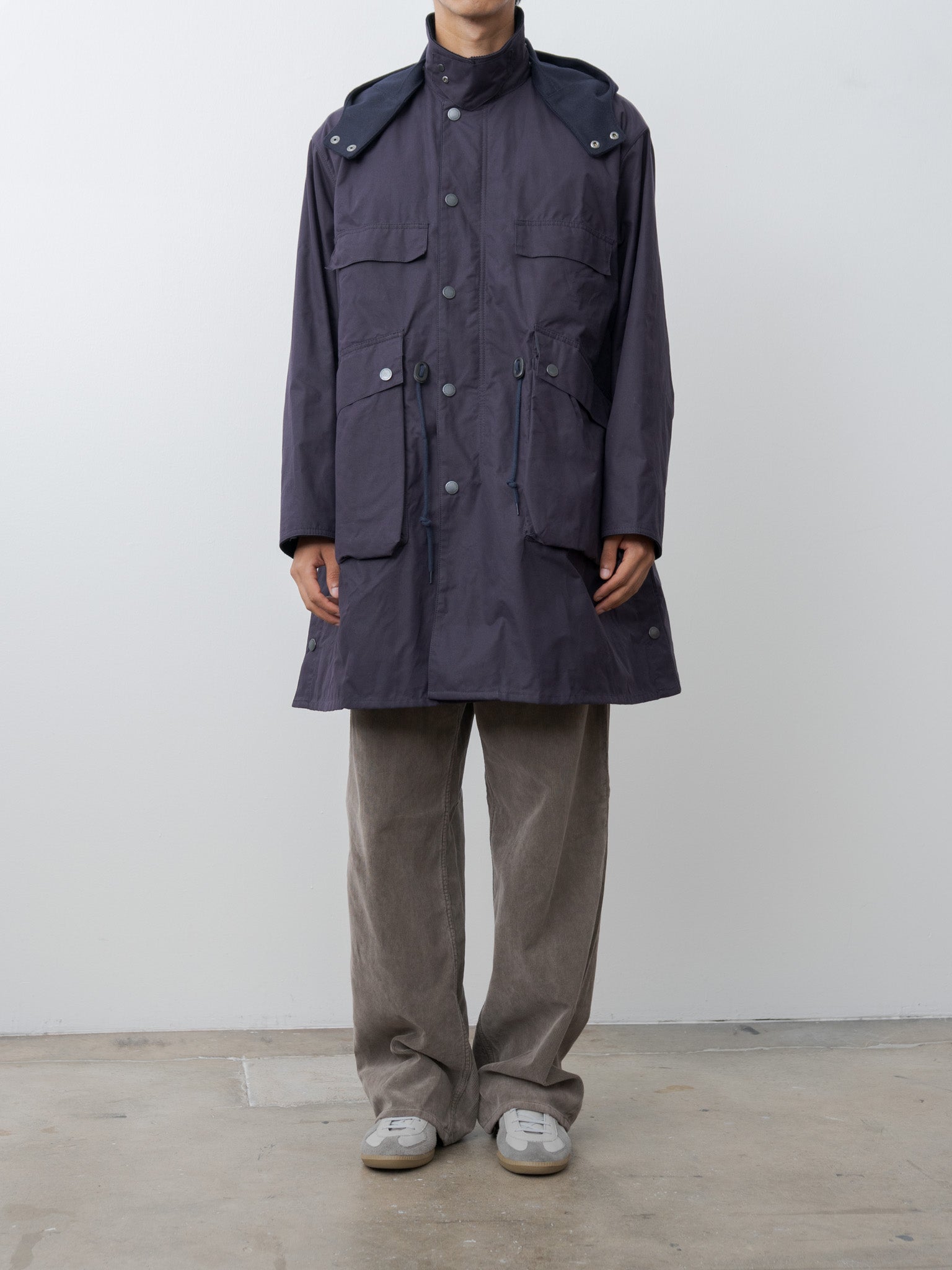 Namu Shop - Kaptain Sunshine Barbour x KS Bedale Casual Field Coat - Dark Indigo