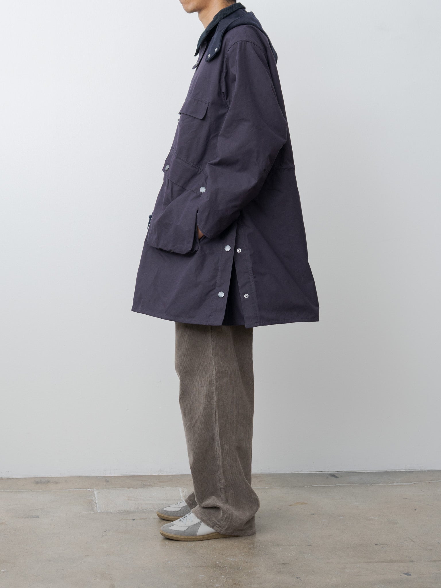 Namu Shop - Kaptain Sunshine Barbour x KS Bedale Casual Field Coat - Dark Indigo