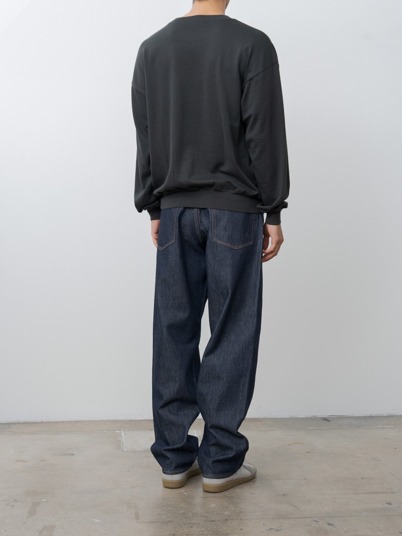 Namu Shop - Auralee Super High Gauge Sweat P/O - Ink Black