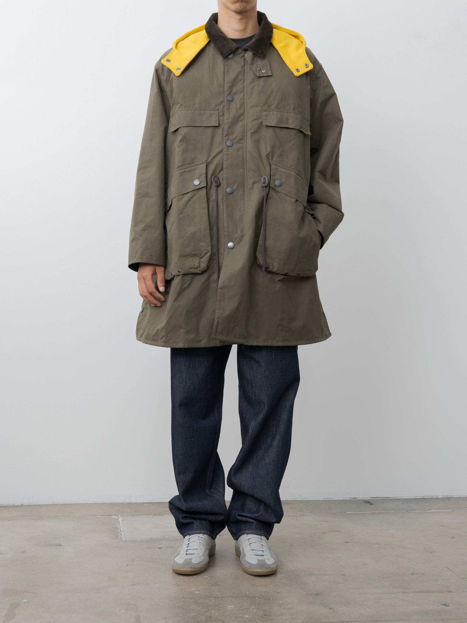 Namu Shop - Kaptain Sunshine Barbour x KS Bedale Casual Field Coat - Khaki Brown