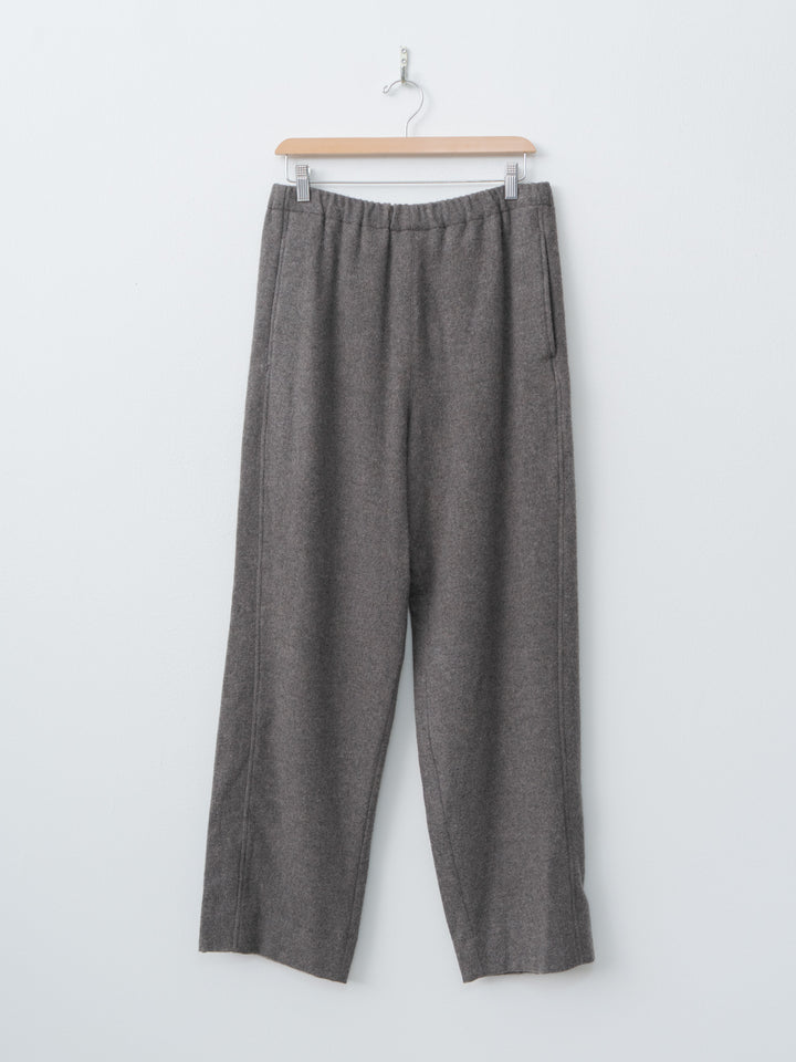 Namu Shop - ssstein Wool Cashmere Fleece Easy Trouser - Gray Brown