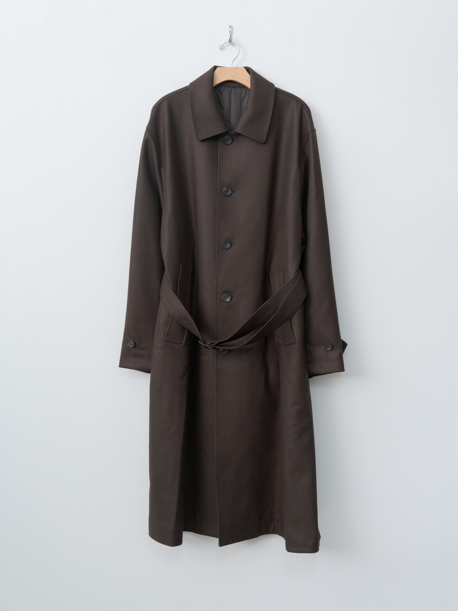Namu Shop - ssstein Oversized Investigated Coat - Gray Brown