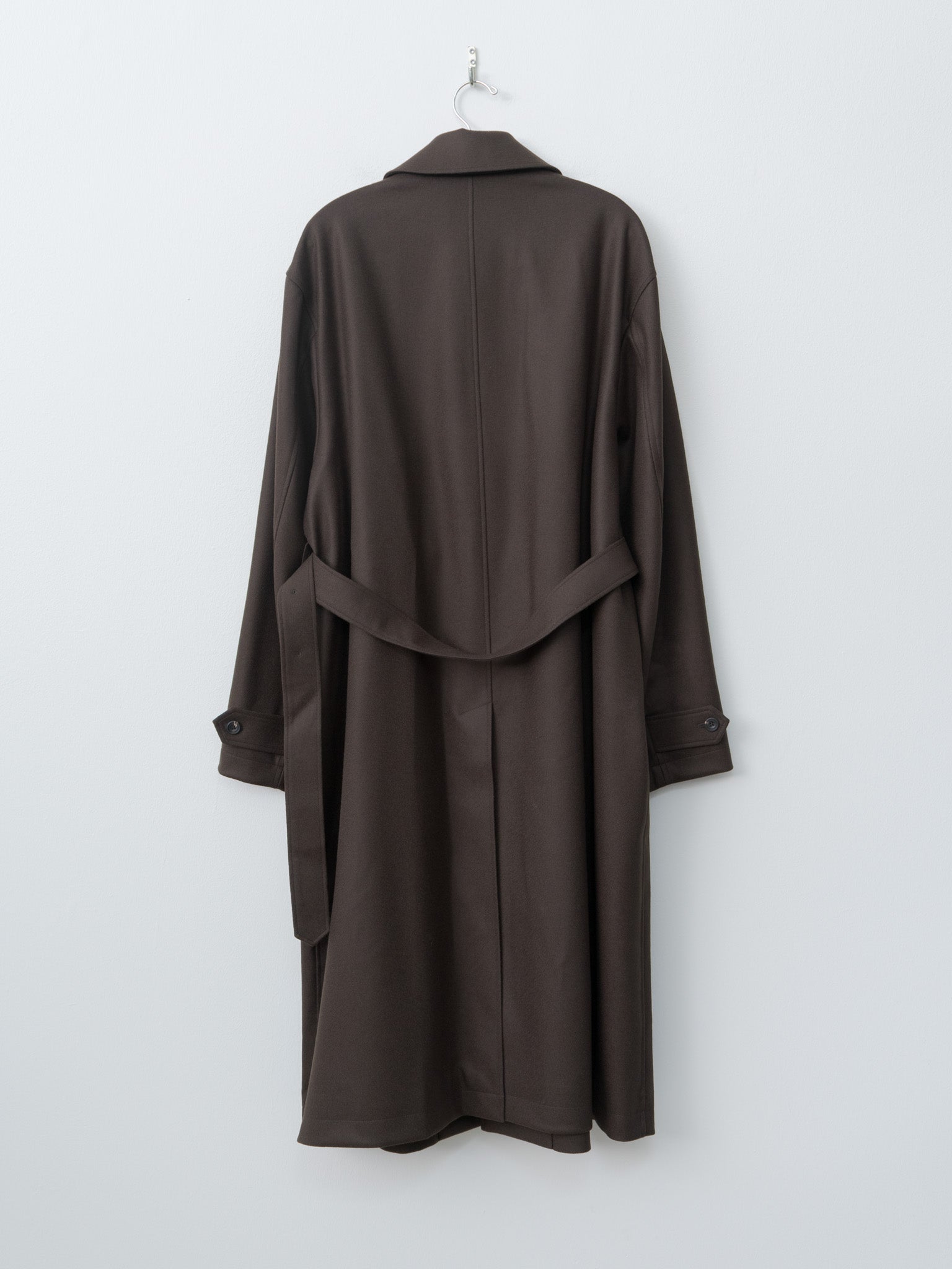Namu Shop - ssstein Oversized Investigated Coat - Gray Brown