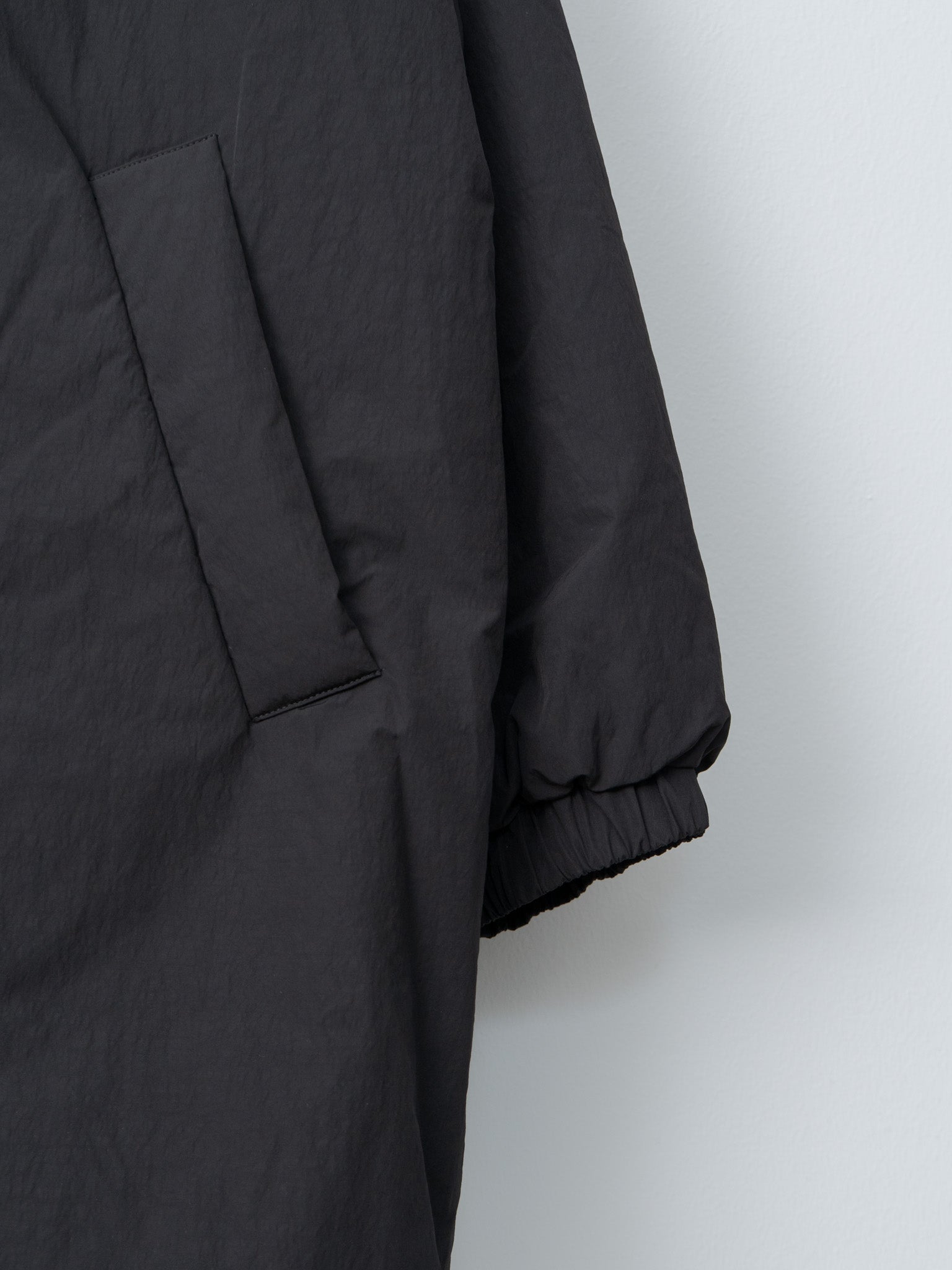 Namu Shop - ssstein Oversized Padded Hoodie Coat - Black