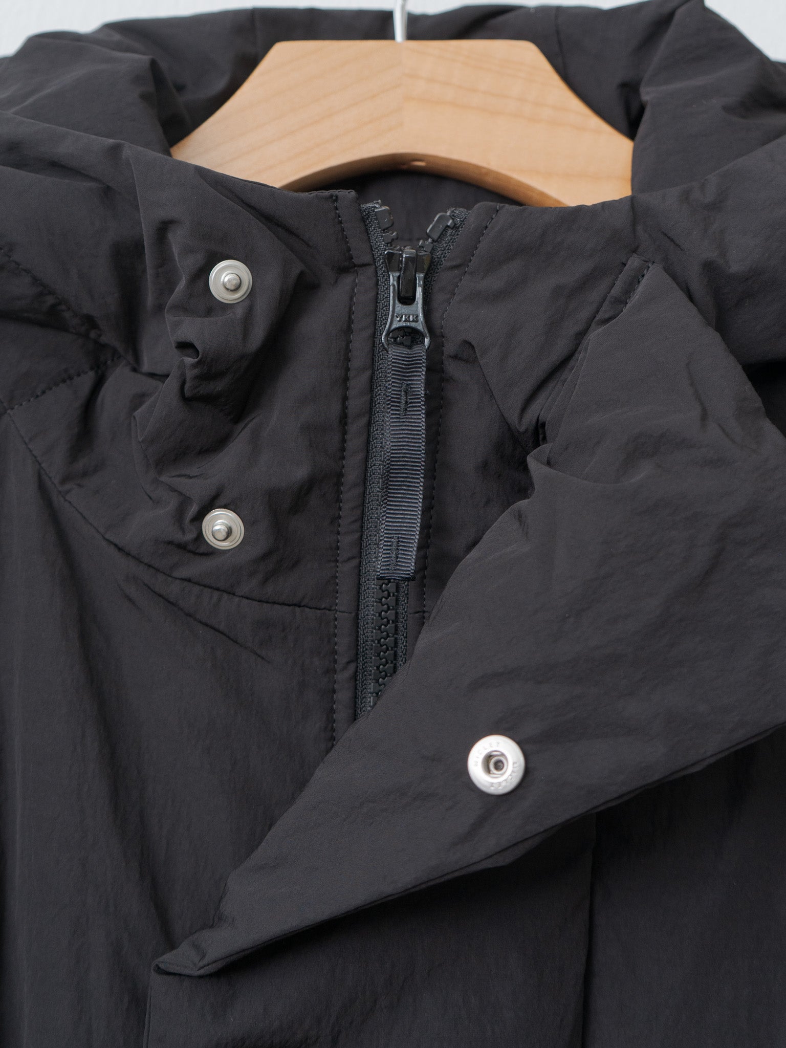 Namu Shop - ssstein Oversized Padded Hoodie Coat - Black