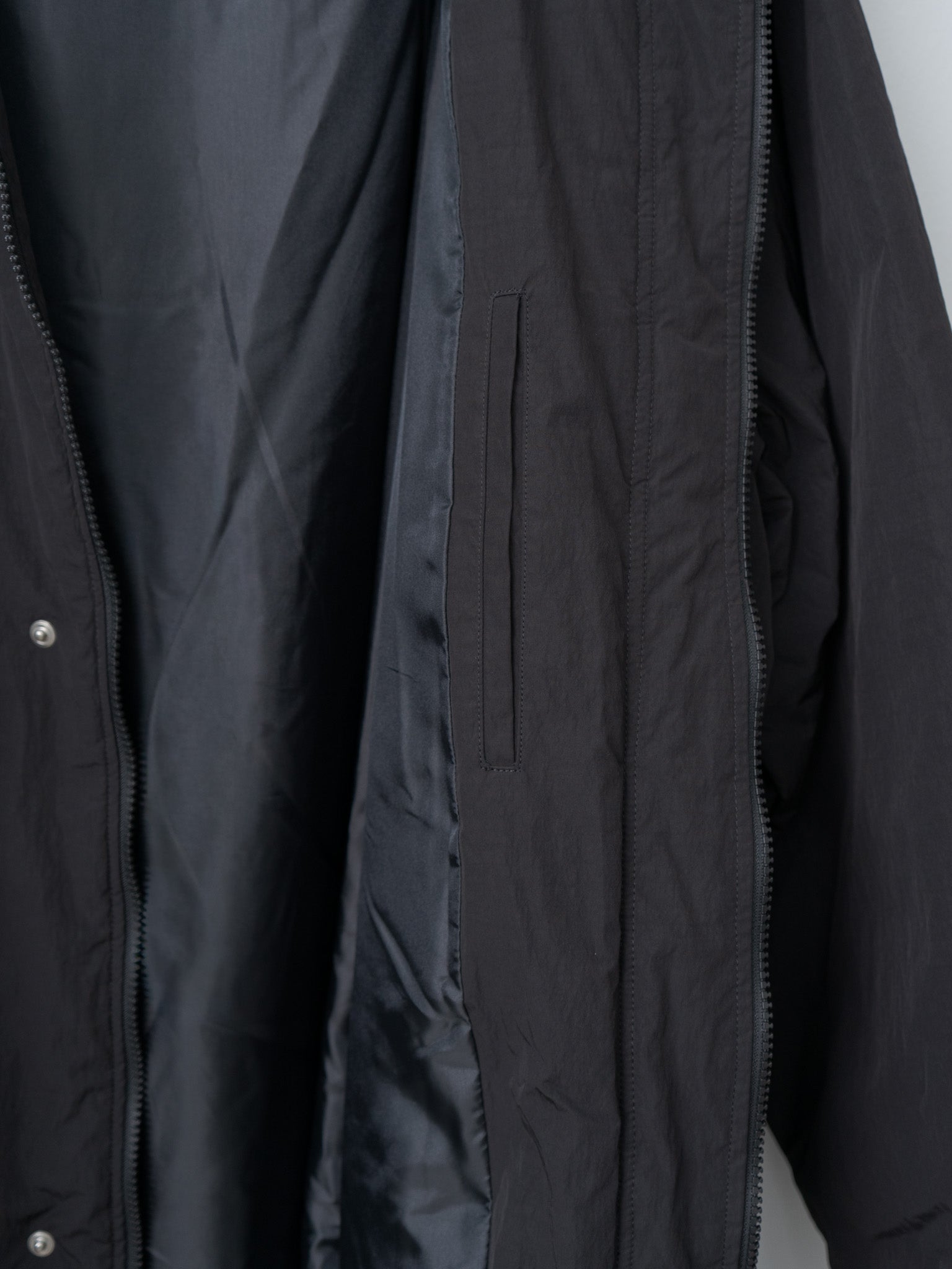 Namu Shop - ssstein Oversized Padded Hoodie Coat - Black
