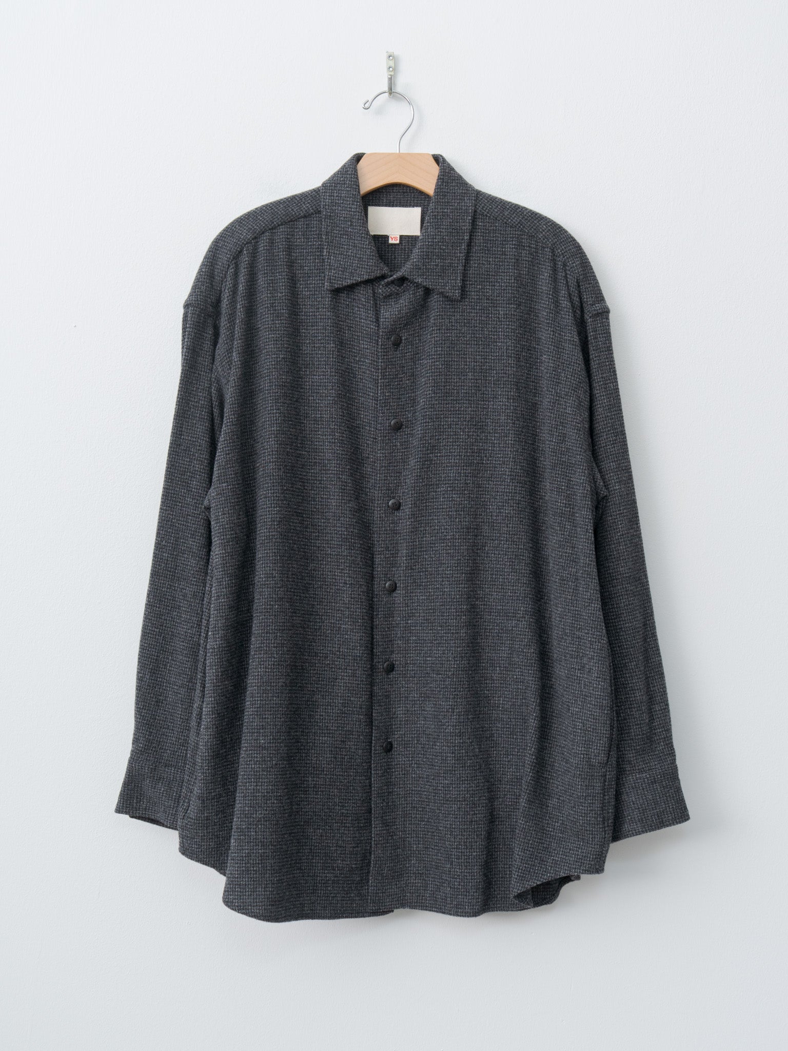 Namu Shop - Yoko Sakamoto Wool/Cash Shirt Jacket - Houndstooth