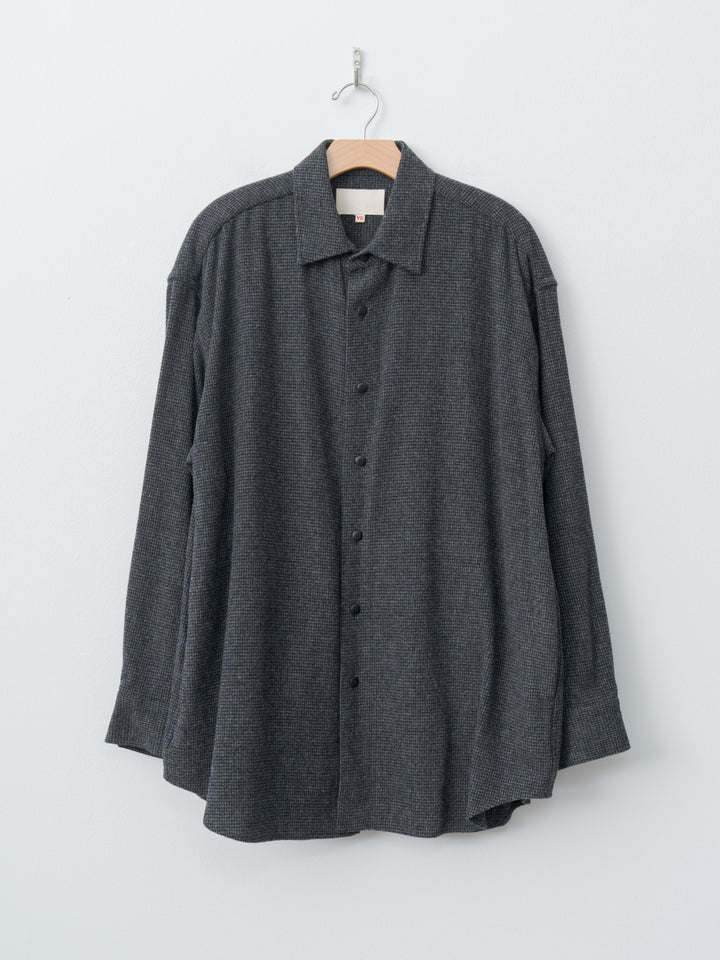 Namu Shop - Yoko Sakamoto Wool/Cash Shirt Jacket - Houndstooth