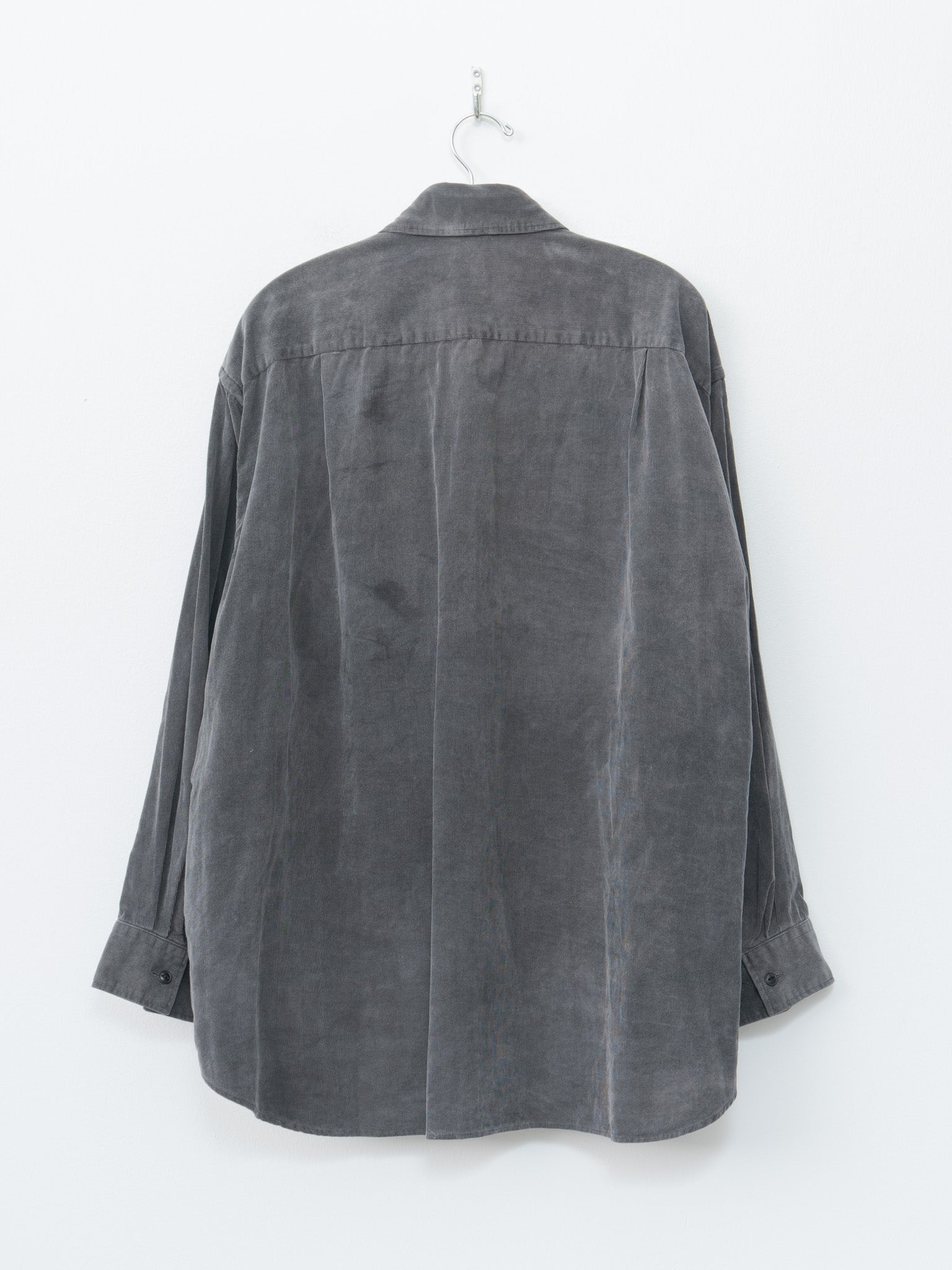 Namu Shop - Yoko Sakamoto Micro Corduroy Shirt Jacket - Sumi Ink