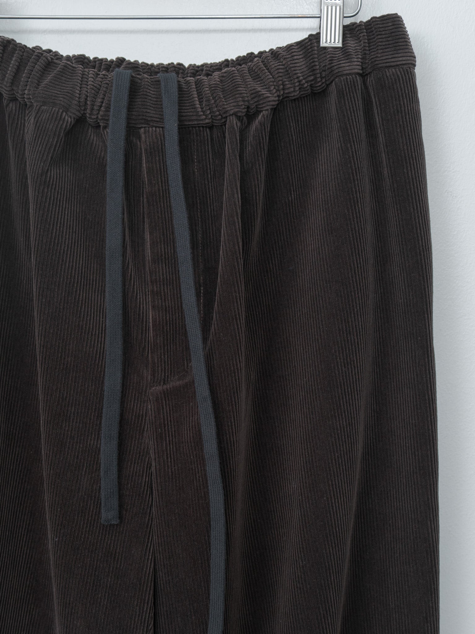 Namu Shop - Yoko Sakamoto Corduroy Wide Easy Pants - Brown