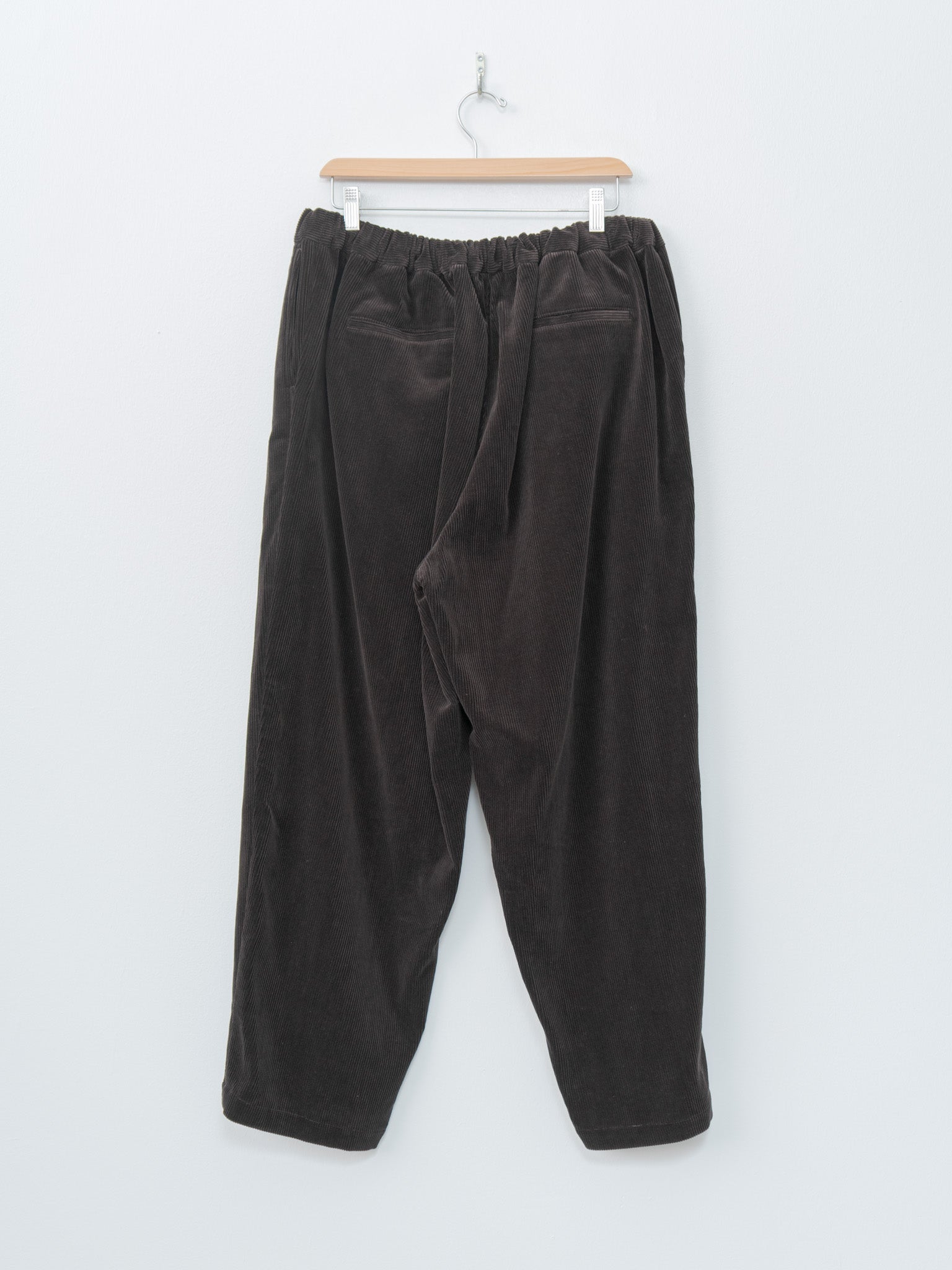Namu Shop - Yoko Sakamoto Corduroy Wide Easy Pants - Brown