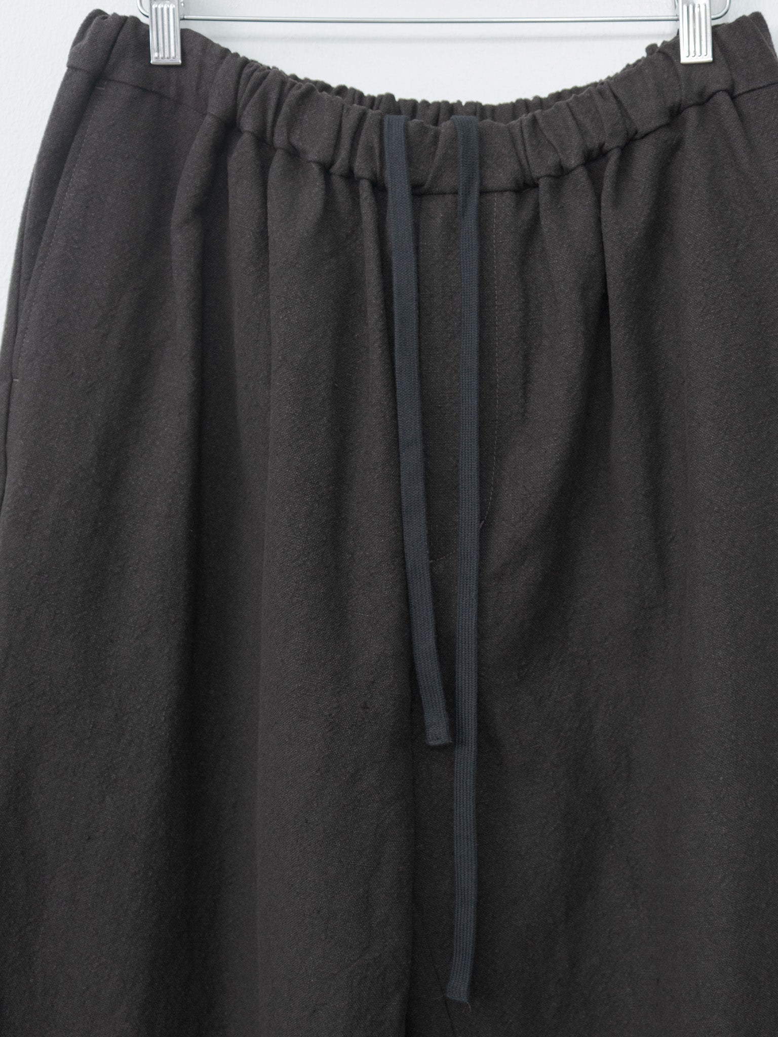 Namu Shop - Yoko Sakamoto Max High Count Hemp Wide Easy Pants - Brown
