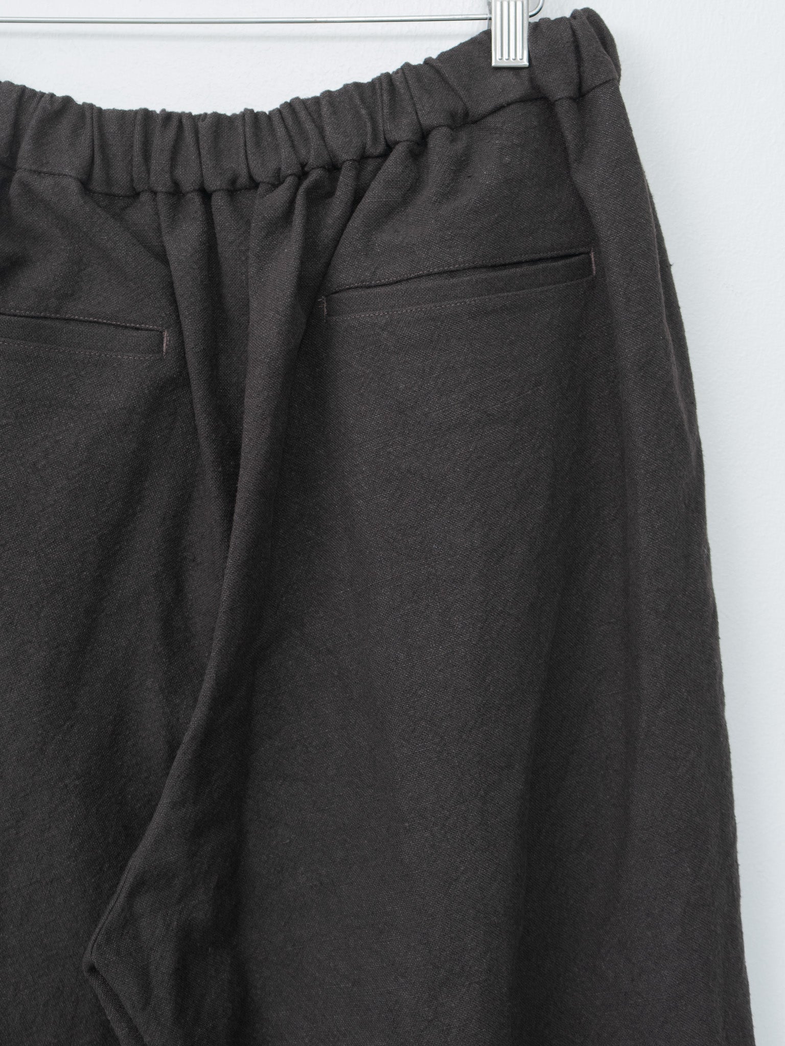 Namu Shop - Yoko Sakamoto Max High Count Hemp Wide Easy Pants - Brown