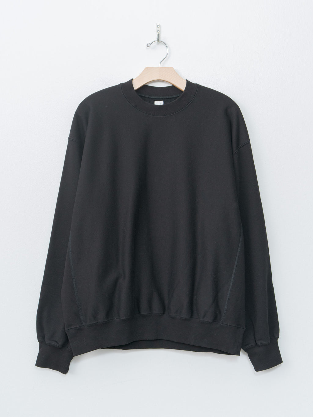 Namu Shop - Blurhms Crewneck Sweat P/O Wide - Black