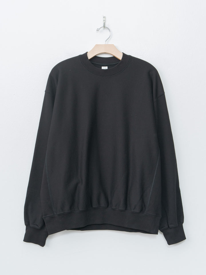 Namu Shop - Blurhms Crewneck Sweat P/O Wide - Black