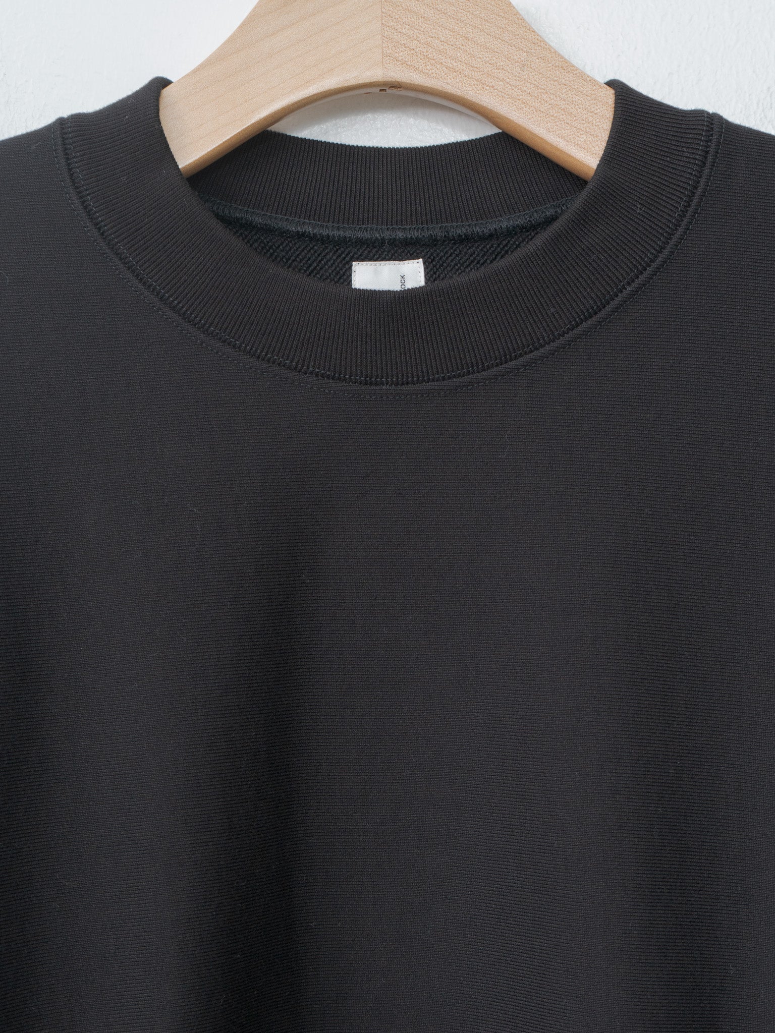 Namu Shop - Blurhms Crewneck Sweat P/O Wide - Black