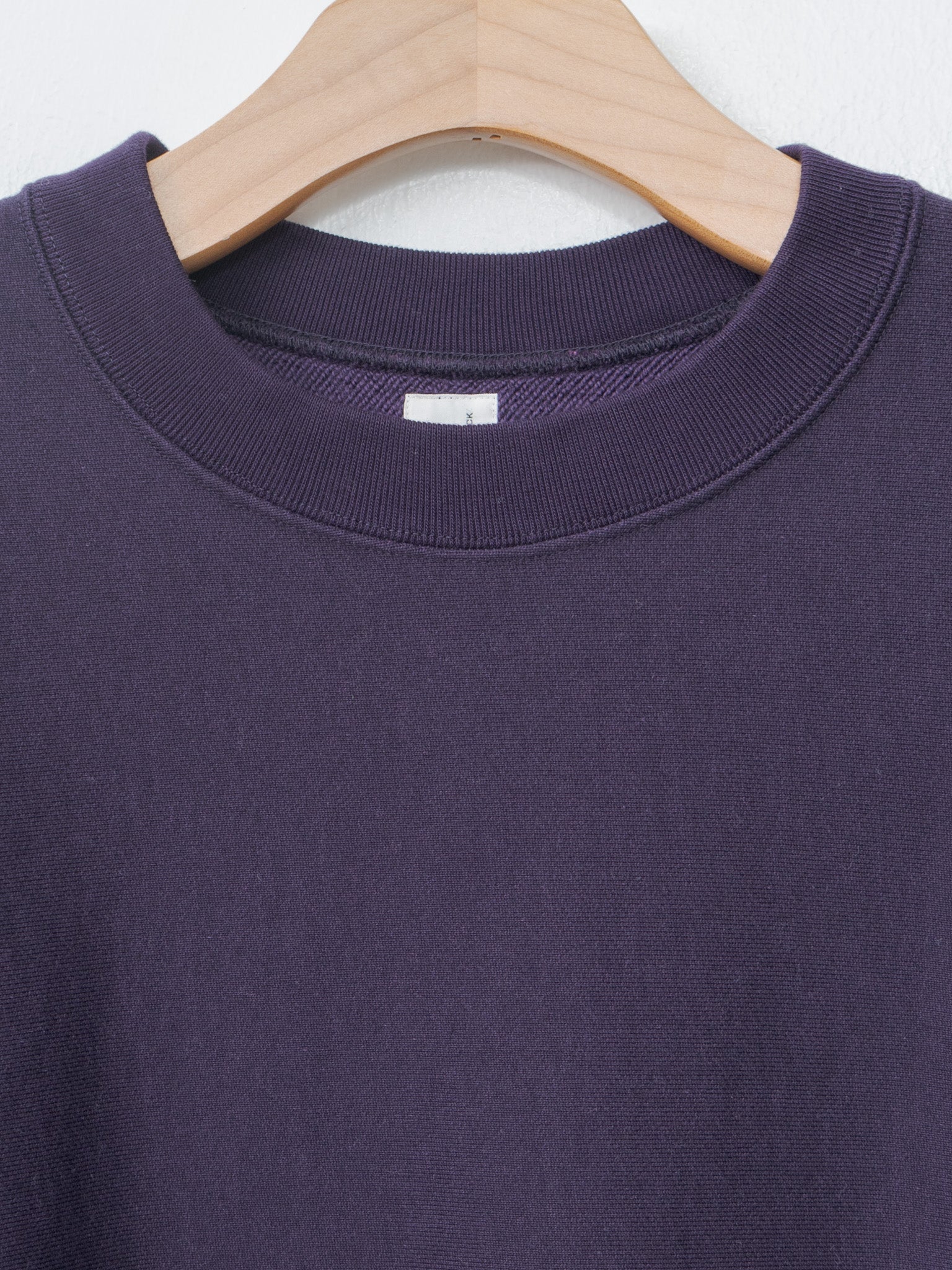 Namu Shop - Blurhms Crewneck Sweat P/O Wide - Dark Purple