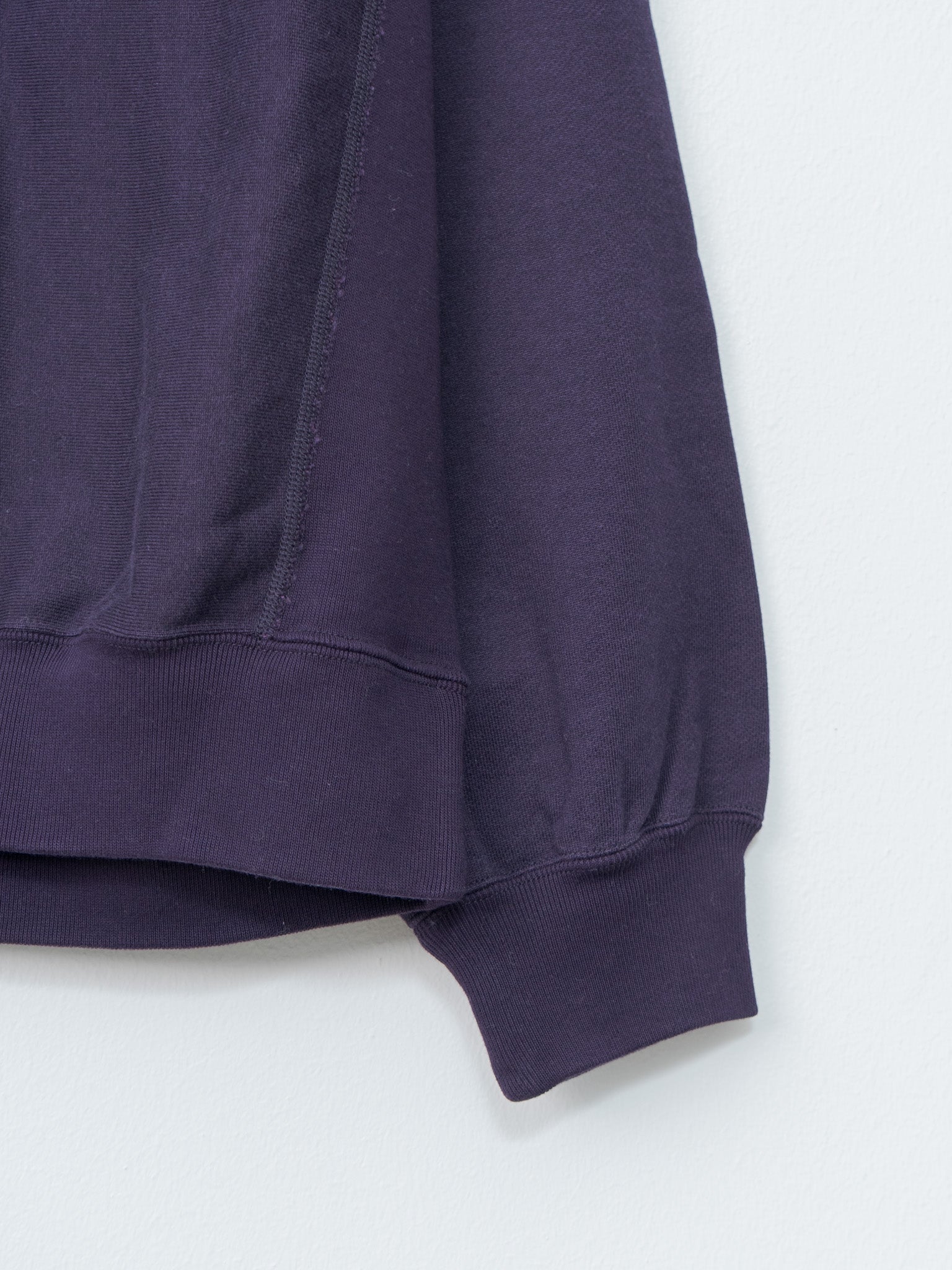 Namu Shop - Blurhms Crewneck Sweat P/O Wide - Dark Purple
