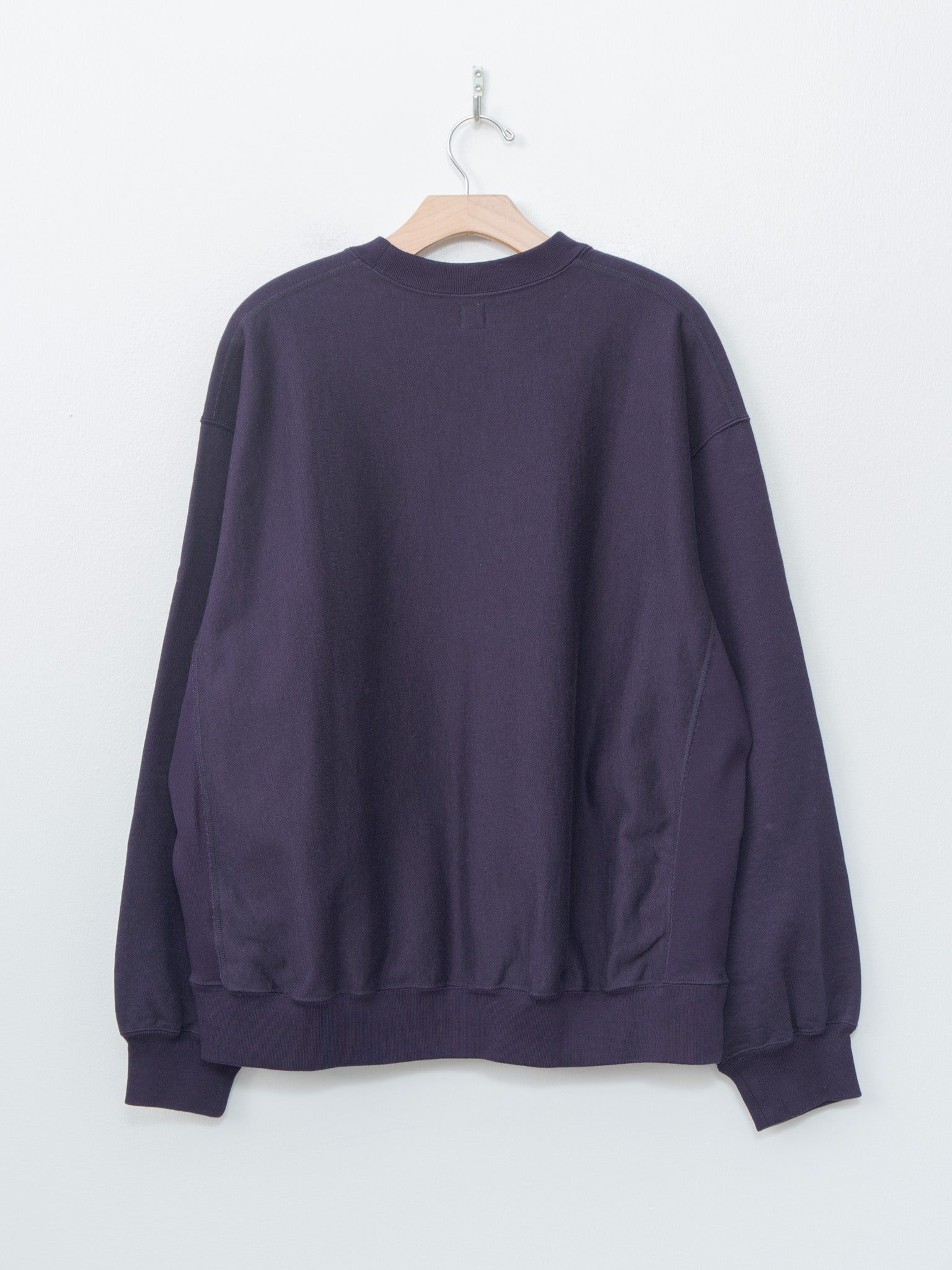 Namu Shop - Blurhms Crewneck Sweat P/O Wide - Dark Purple