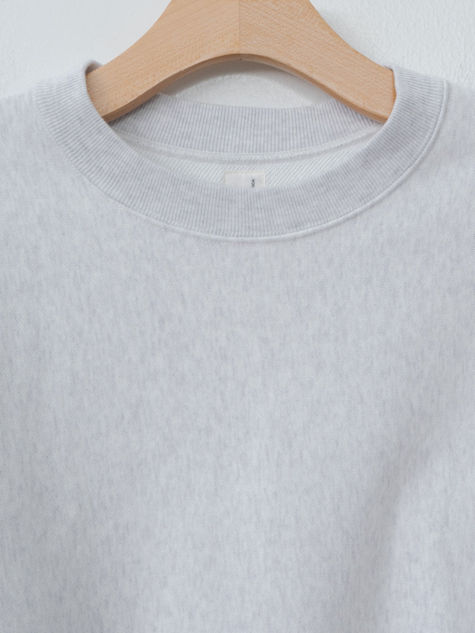 Namu Shop - Blurhms Crewneck Sweat P/O Wide - Heather White
