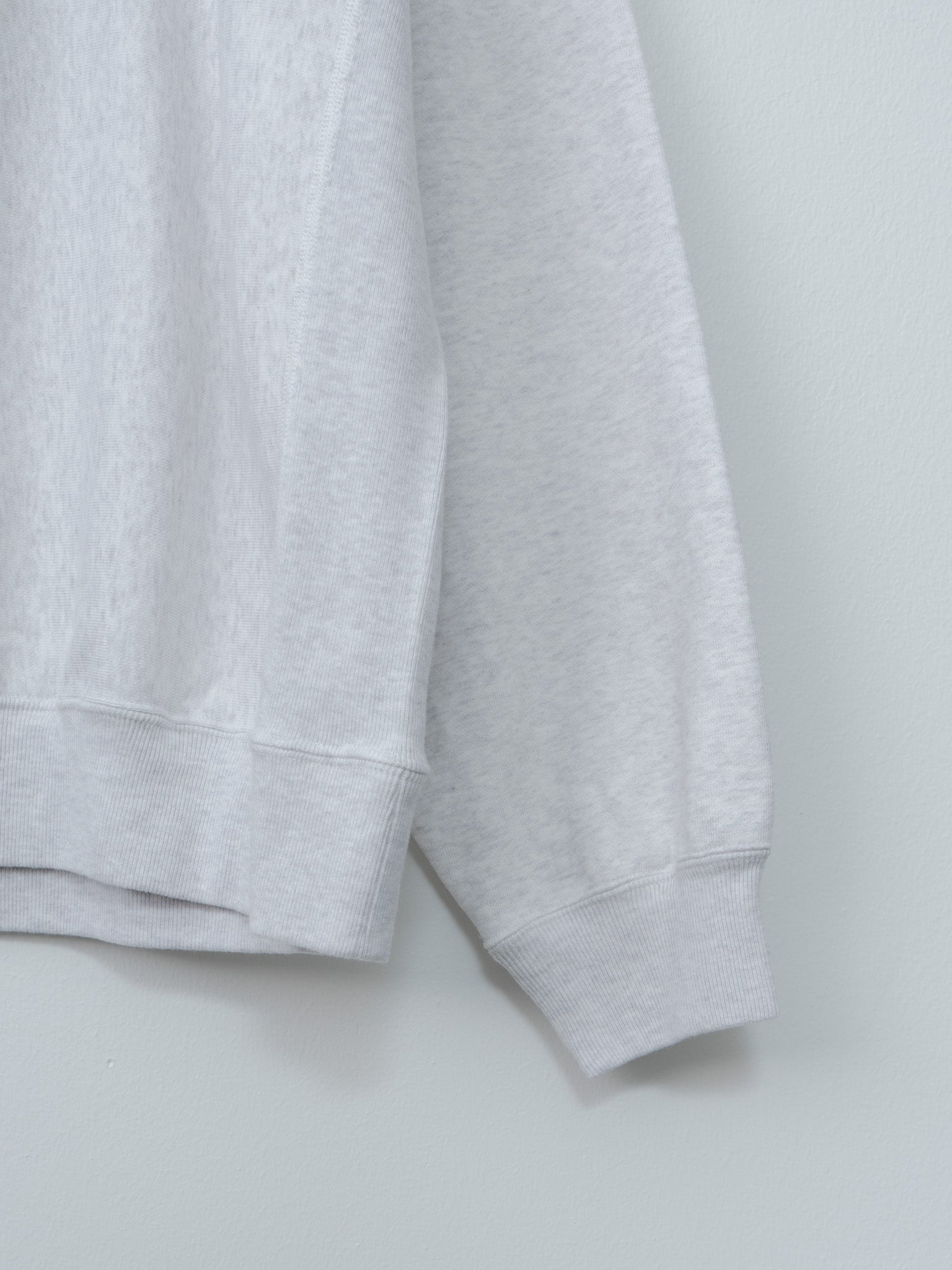 Namu Shop - Blurhms Crewneck Sweat P/O Wide - Heather White